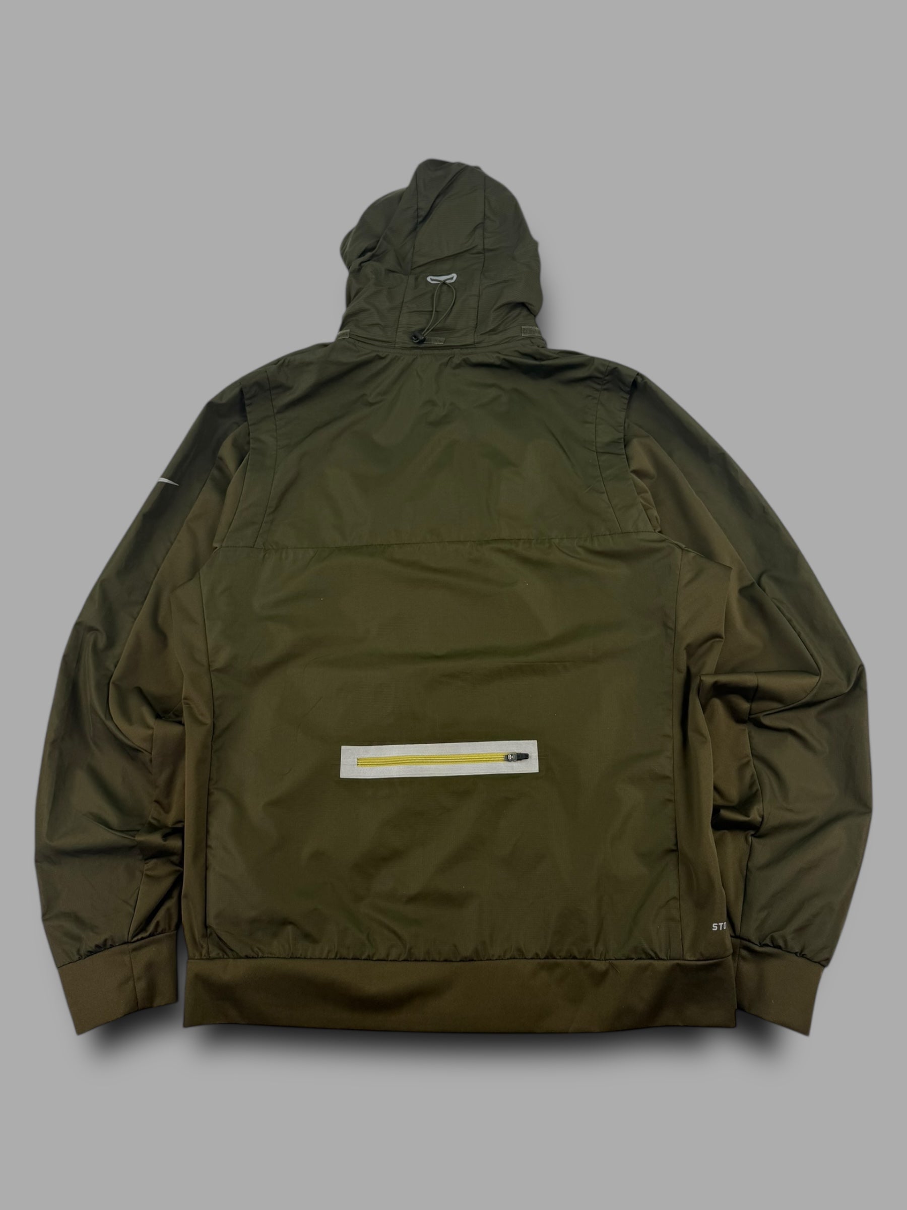 Nike 2000's storm-fit technical multi-pocket running track jacket (M)
