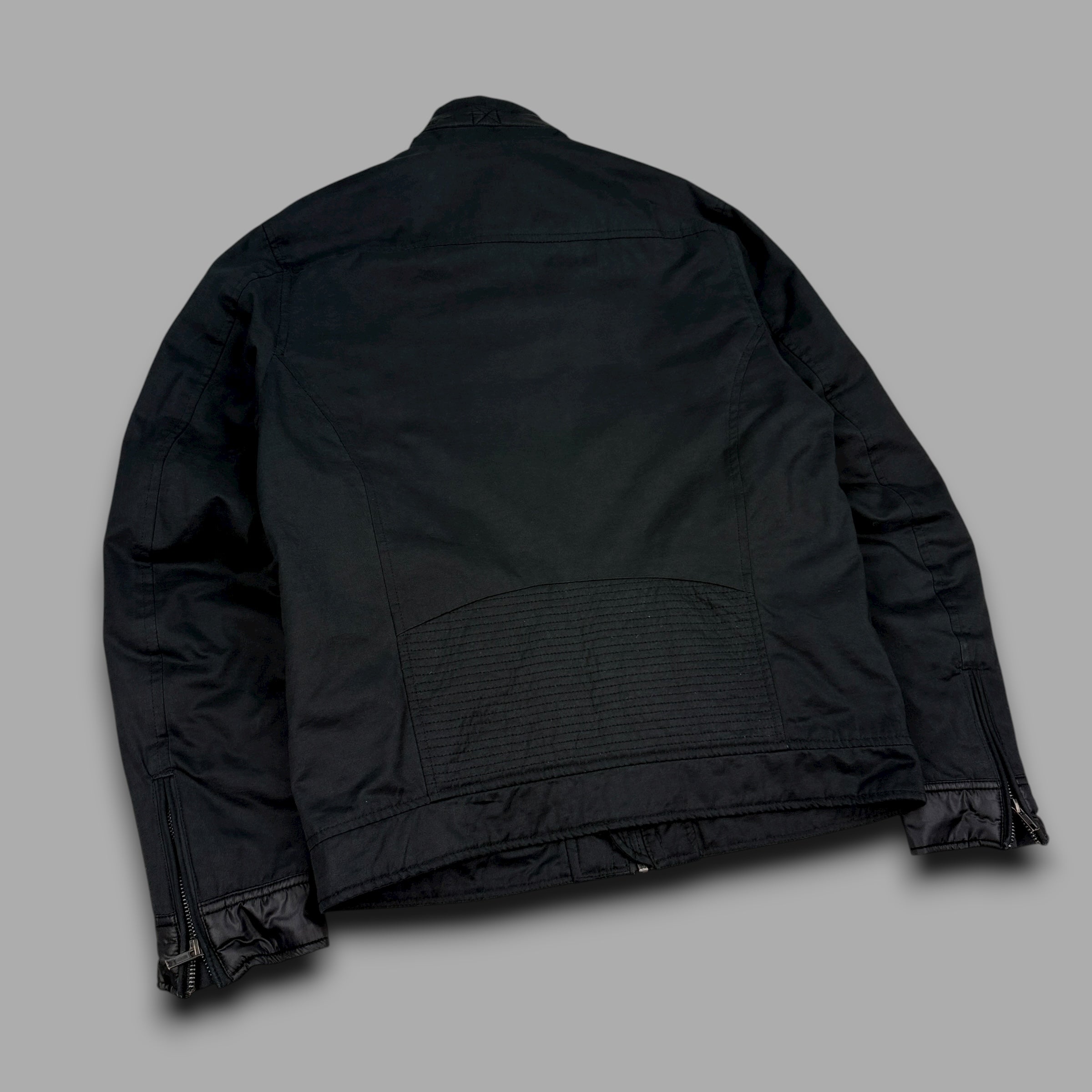 Diesel 2000's technical panelled zip up coach jacket (M)