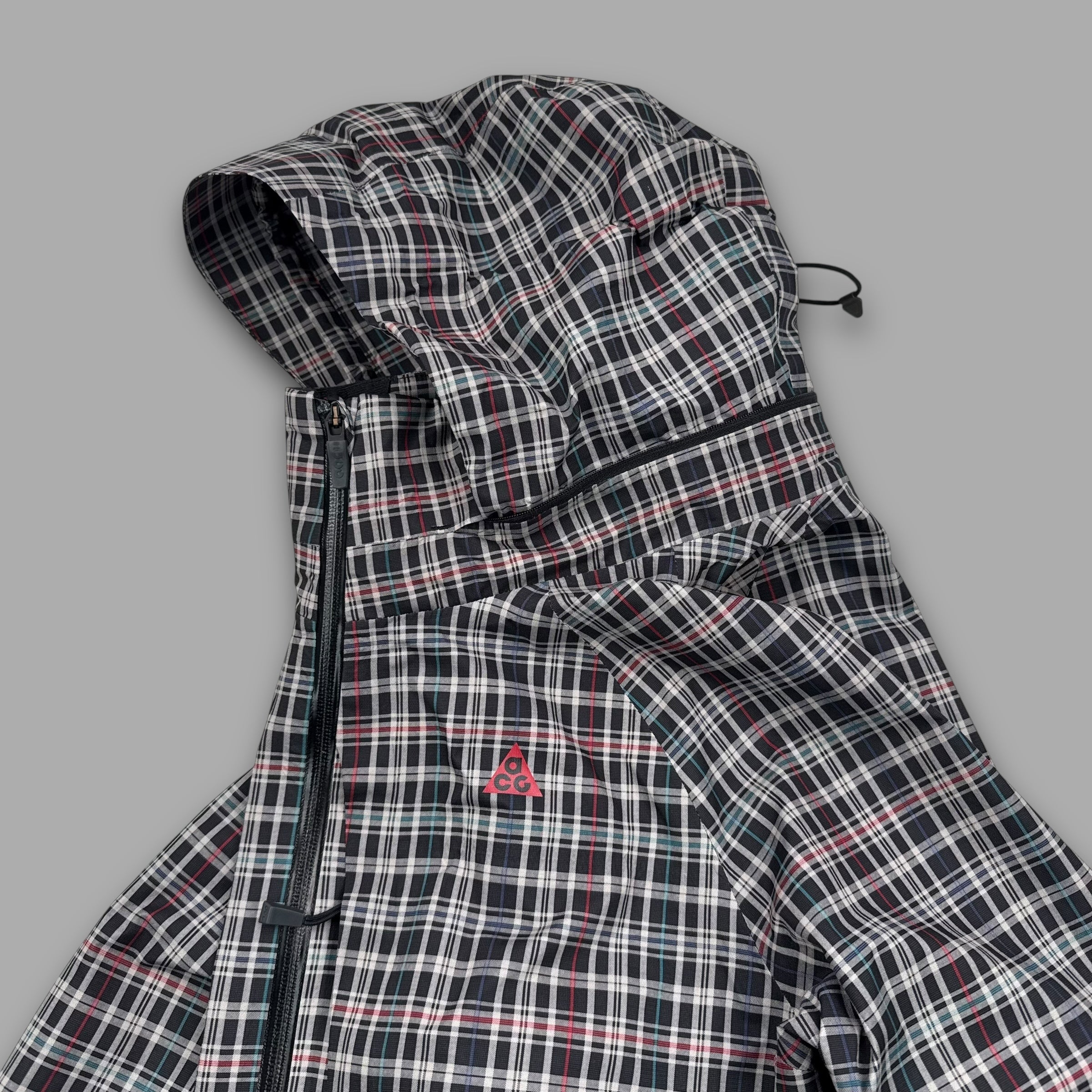 Nike ACG 2000's technical plaid taped seams shell jacket (M