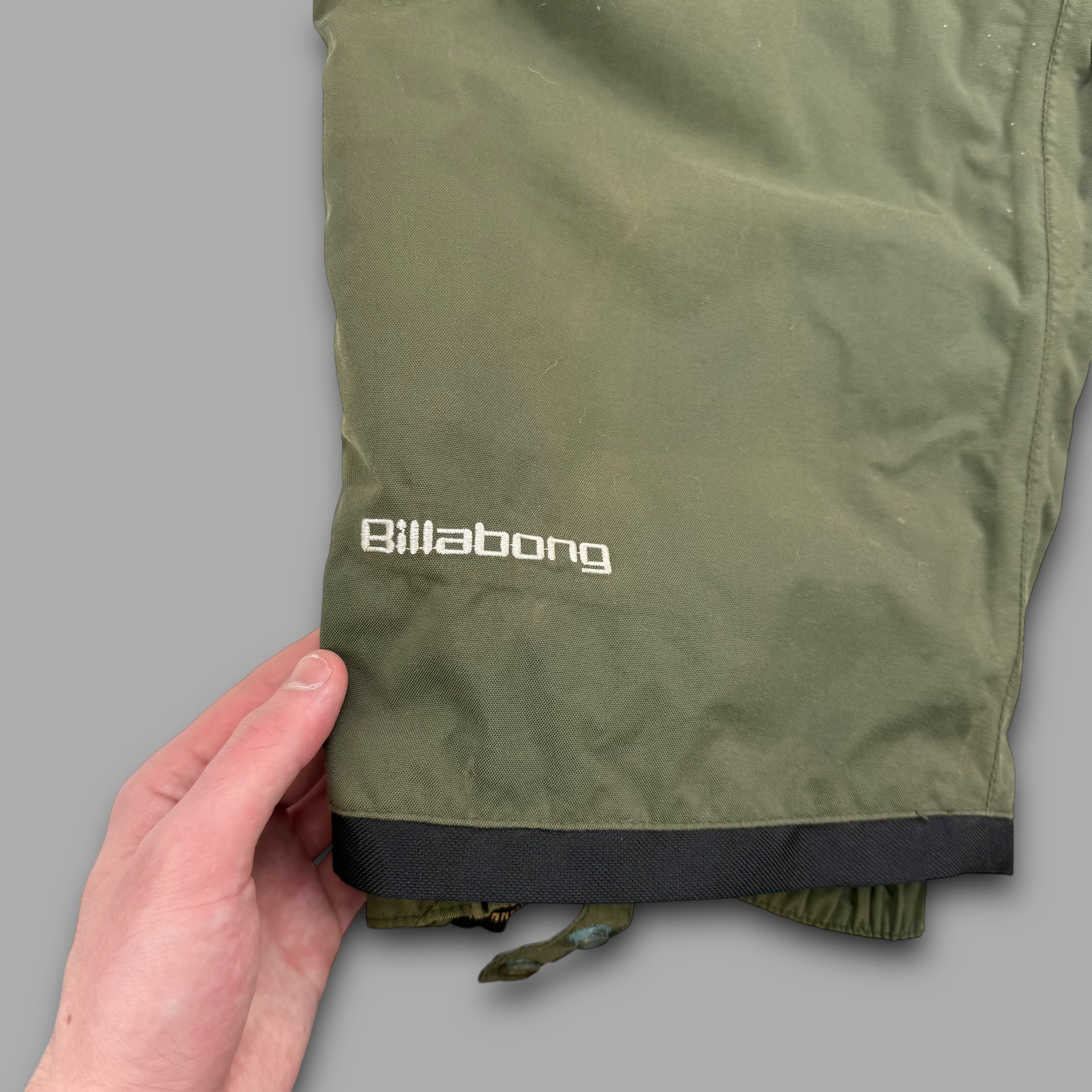 Billabong 2000's baggy vented cargo ski sallopettes (S)