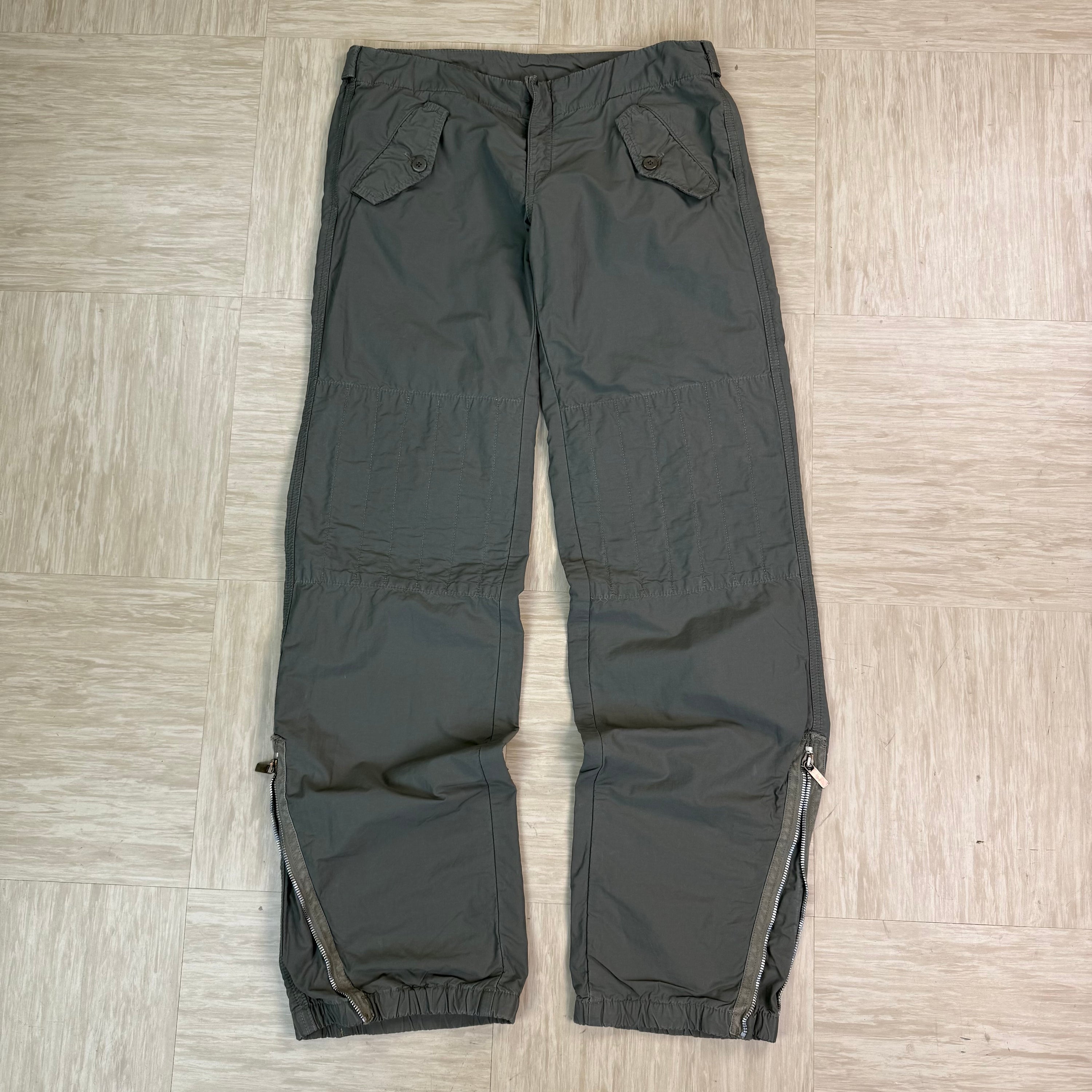 Diesel 2000's technical nylon baggy bottoms (S)