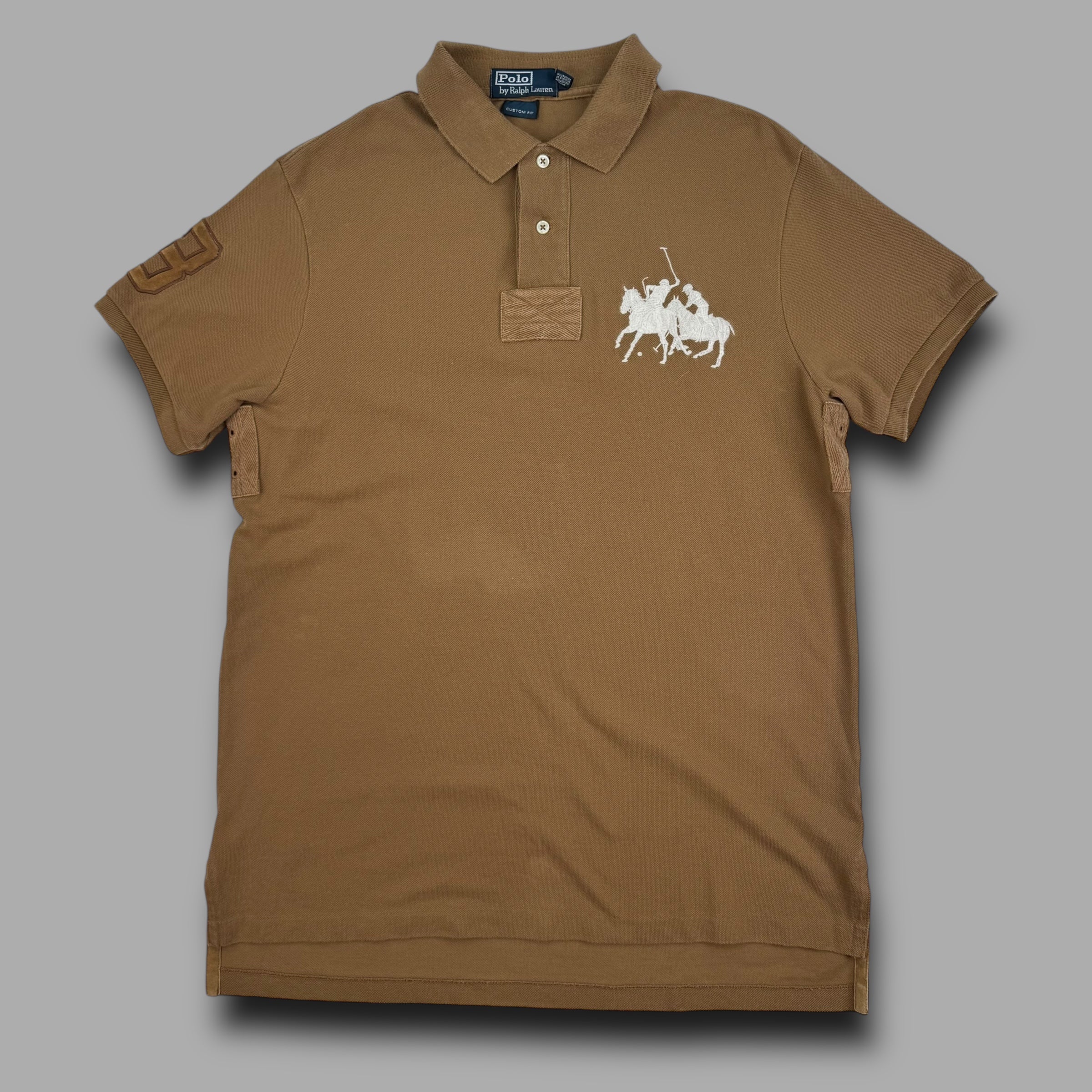 Ralph Lauren 2000's embroidered big pony polo shirt (L)