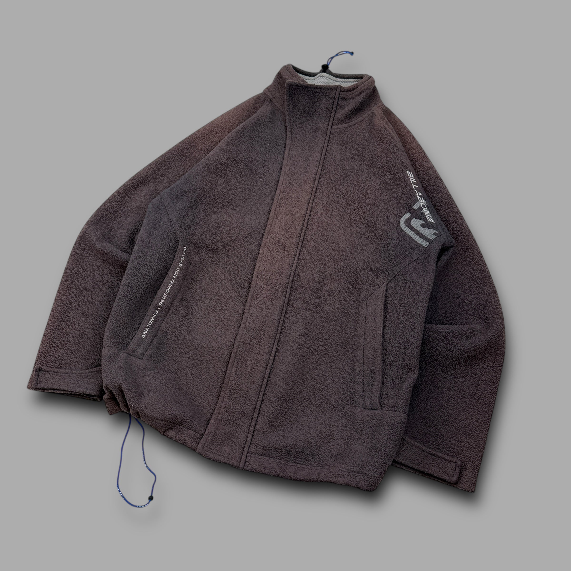 Billabong 2000's technical zip-up fleece jacket (M)