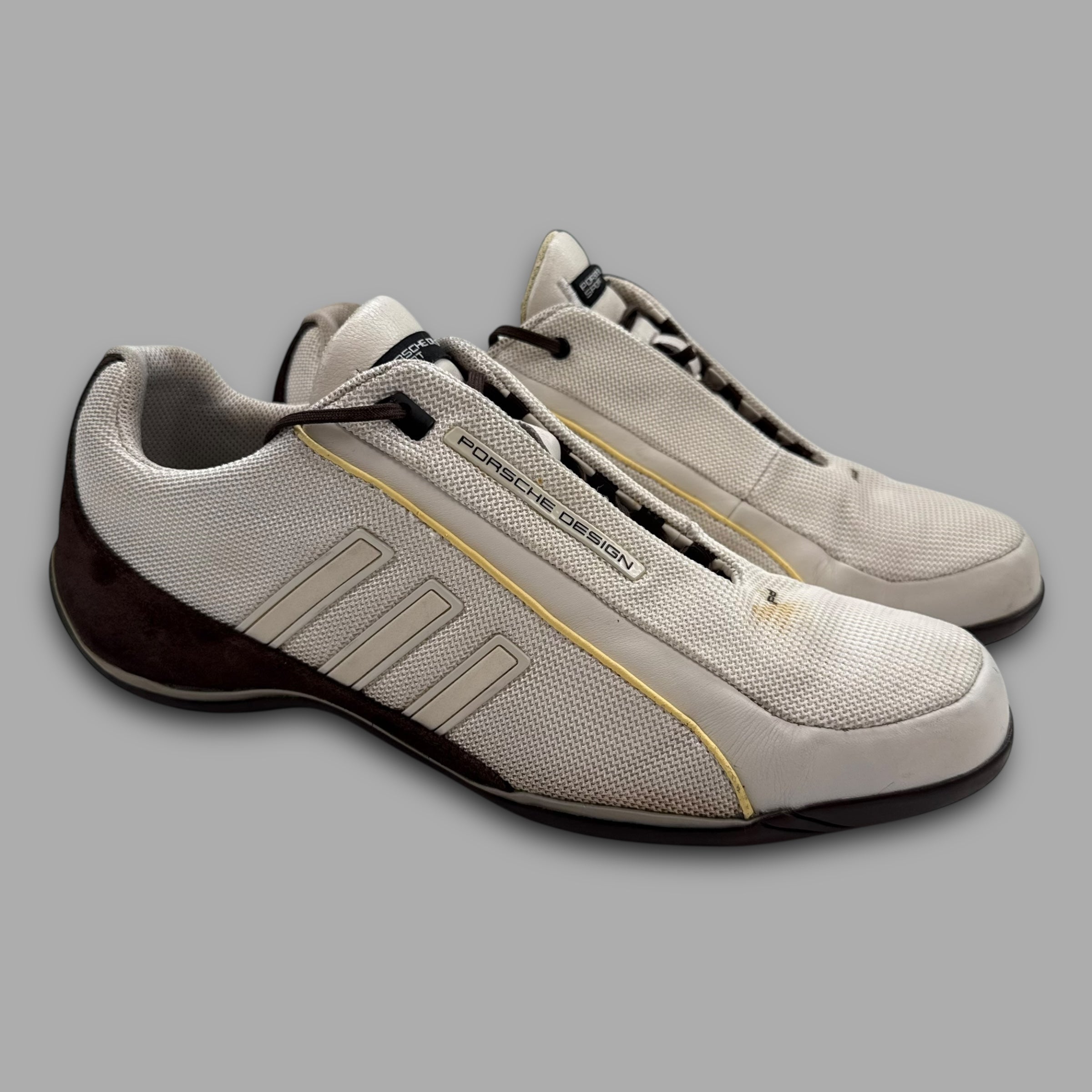 Adidas Porsche design 2000's lace up panelled mesh sneaker (UK9)