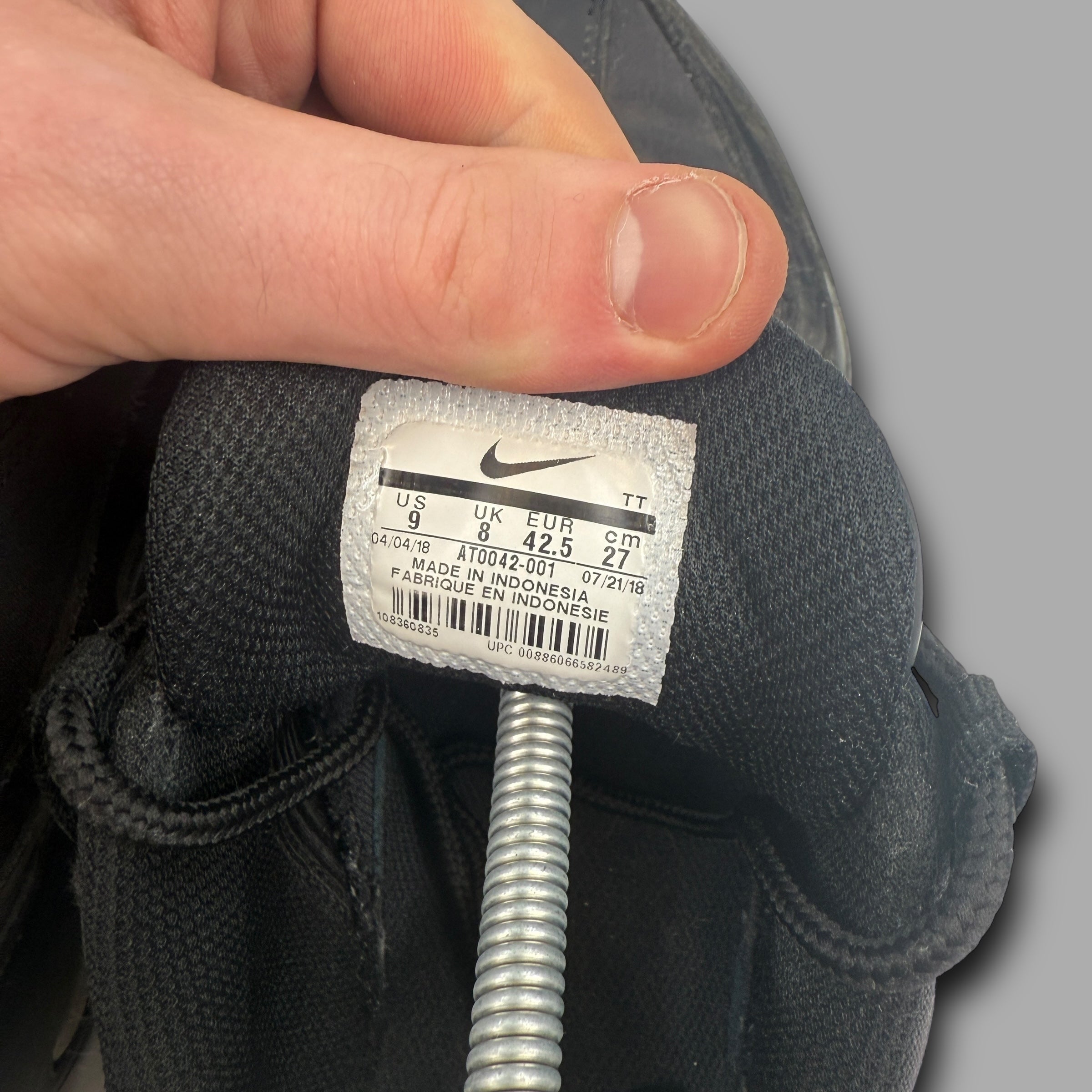 Nike airmax 95 'triple black' 2018 (UK8)