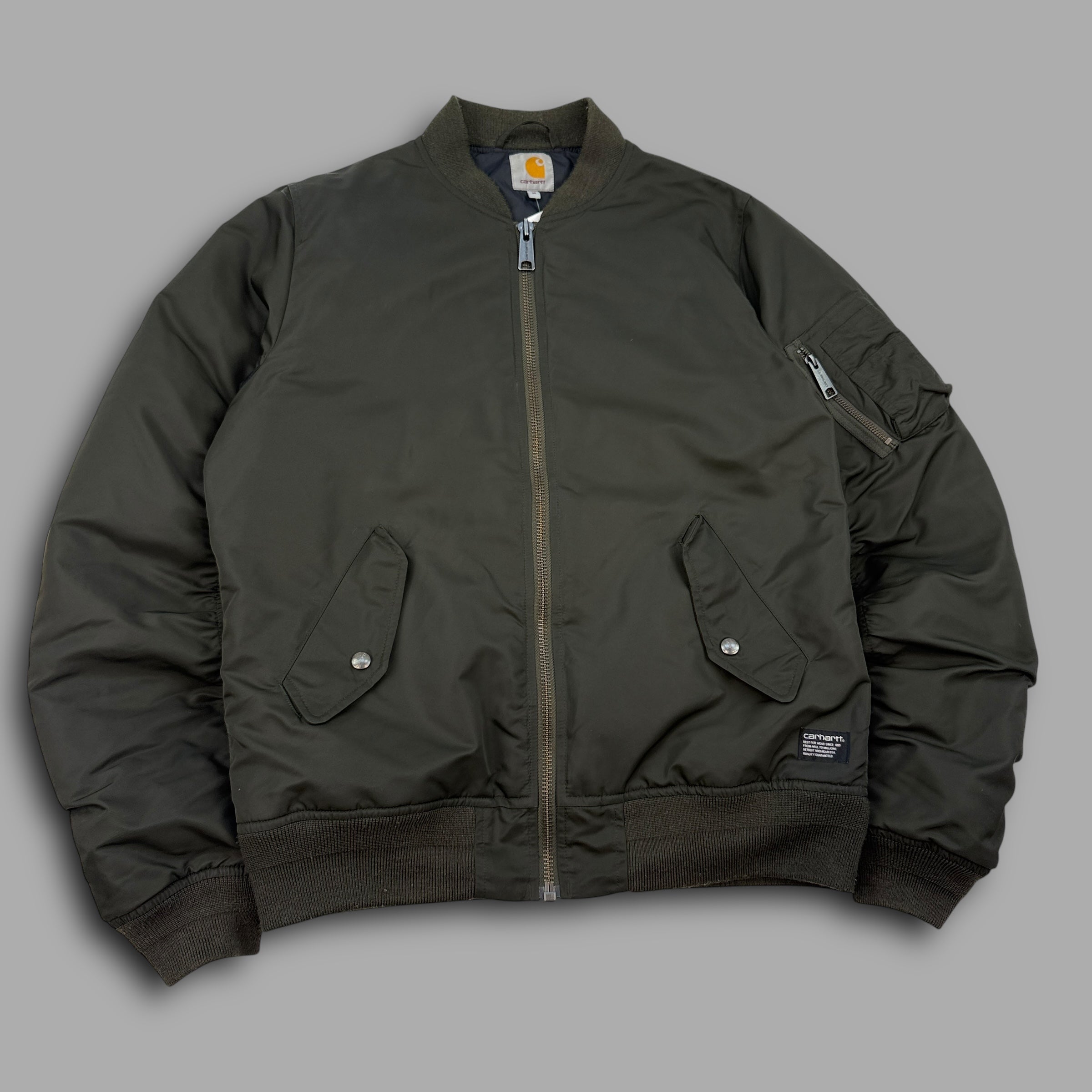 Carhartt 2000's nylon ashton bomber jacket (M)