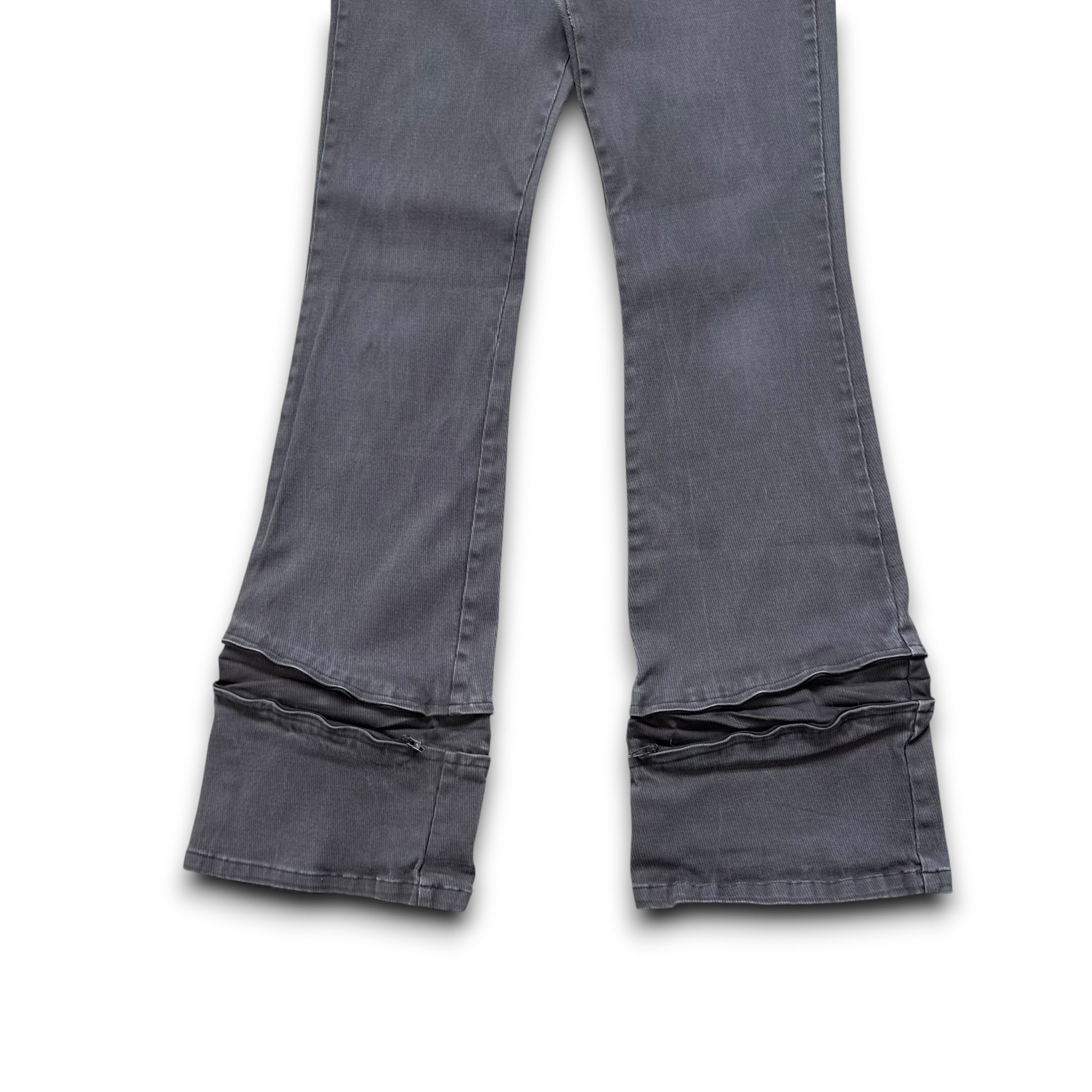 Oakley 2000's technical expandable zip off flare denim jeans (S)
