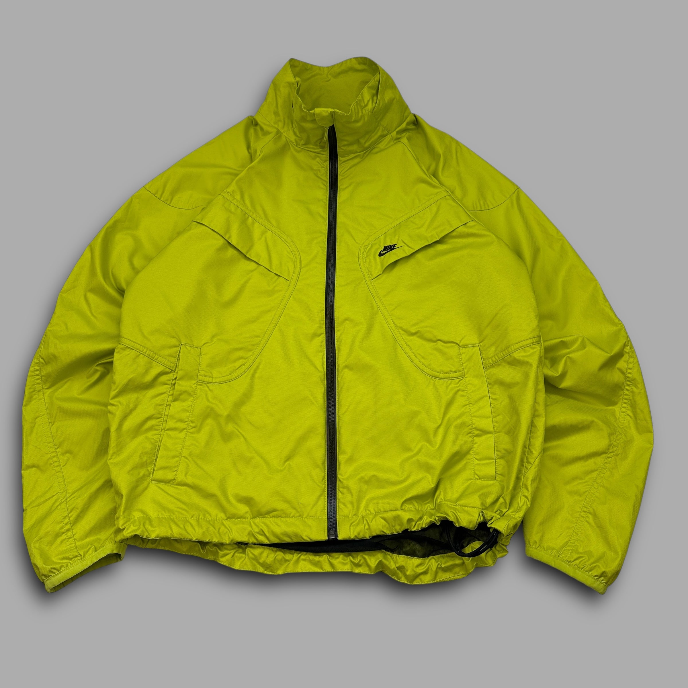 Nike 2000's technical dual pocket zip up softshell jacket (M)