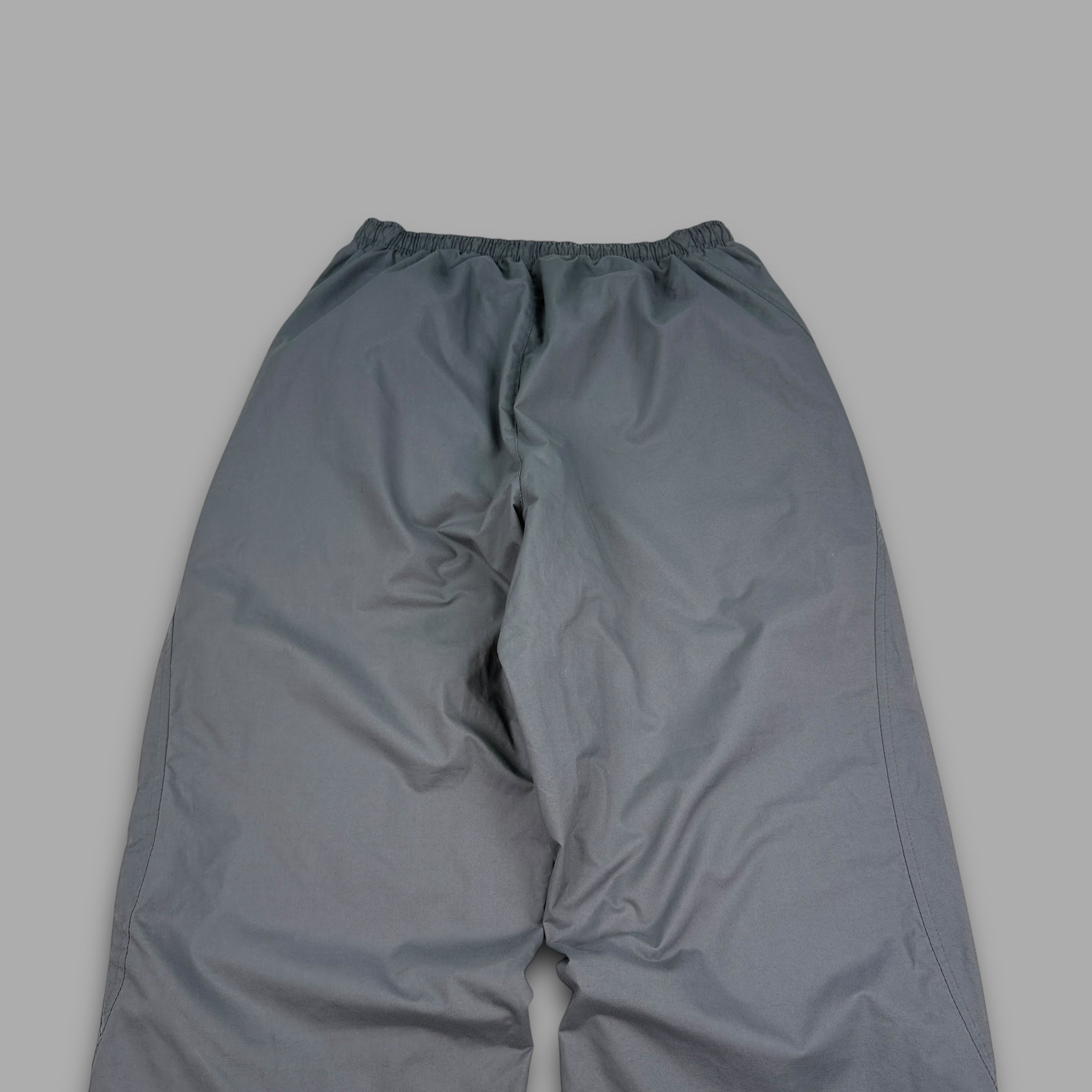 Nike 2000's baggy panelled uncuffed track bottoms (L)