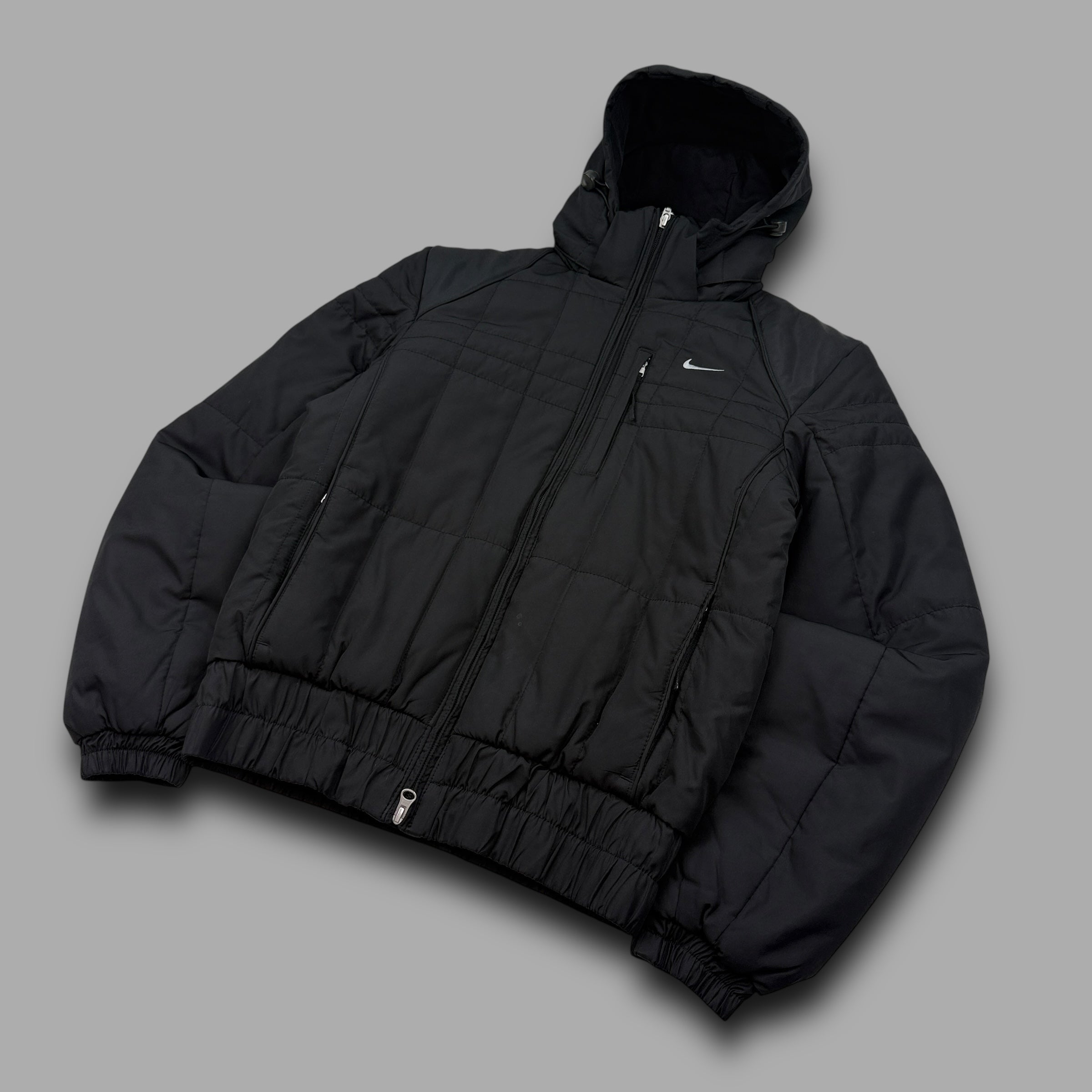 Nike 2000's downfilled hooded puffer jacket (M) wms
