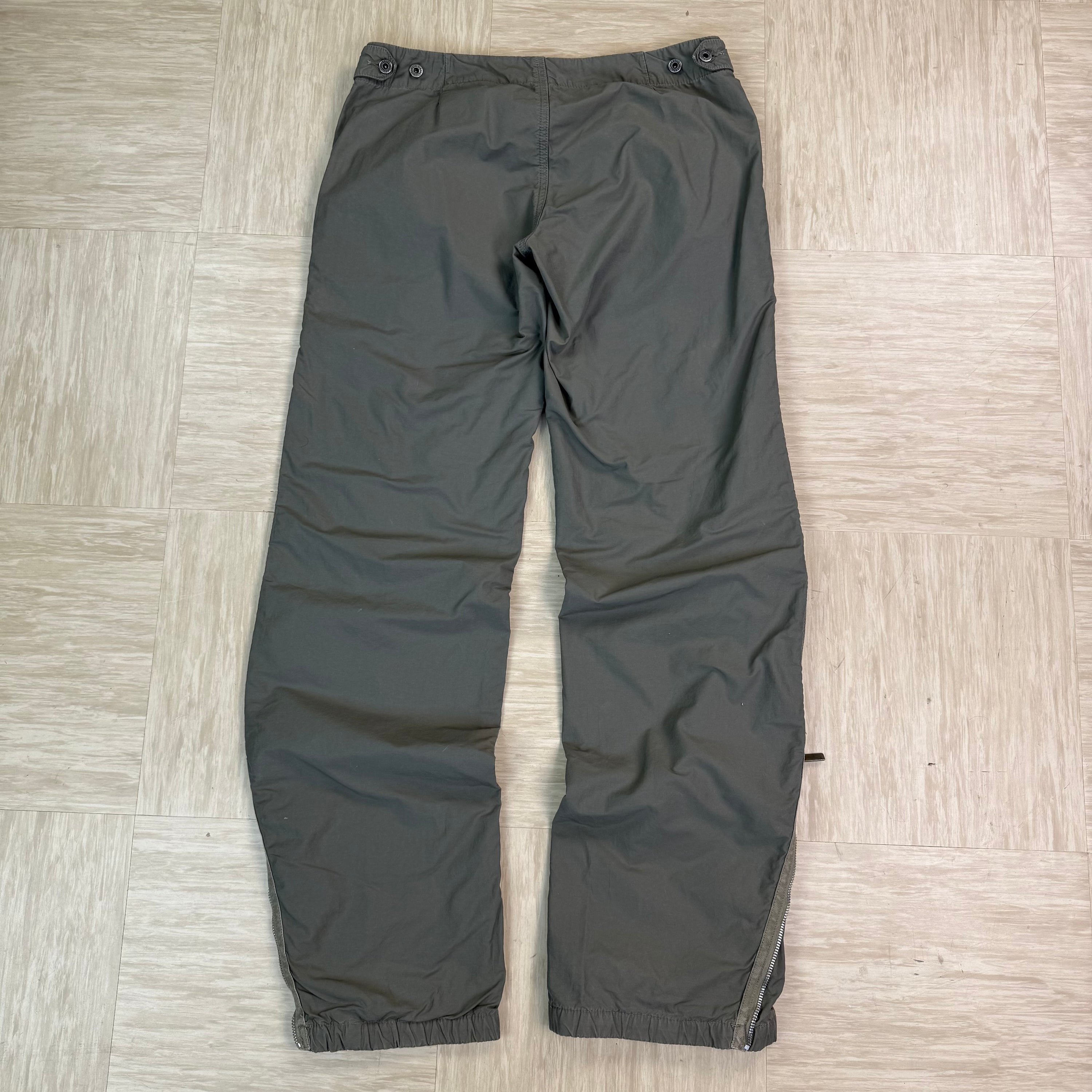 Diesel 2000's technical nylon baggy bottoms (S)