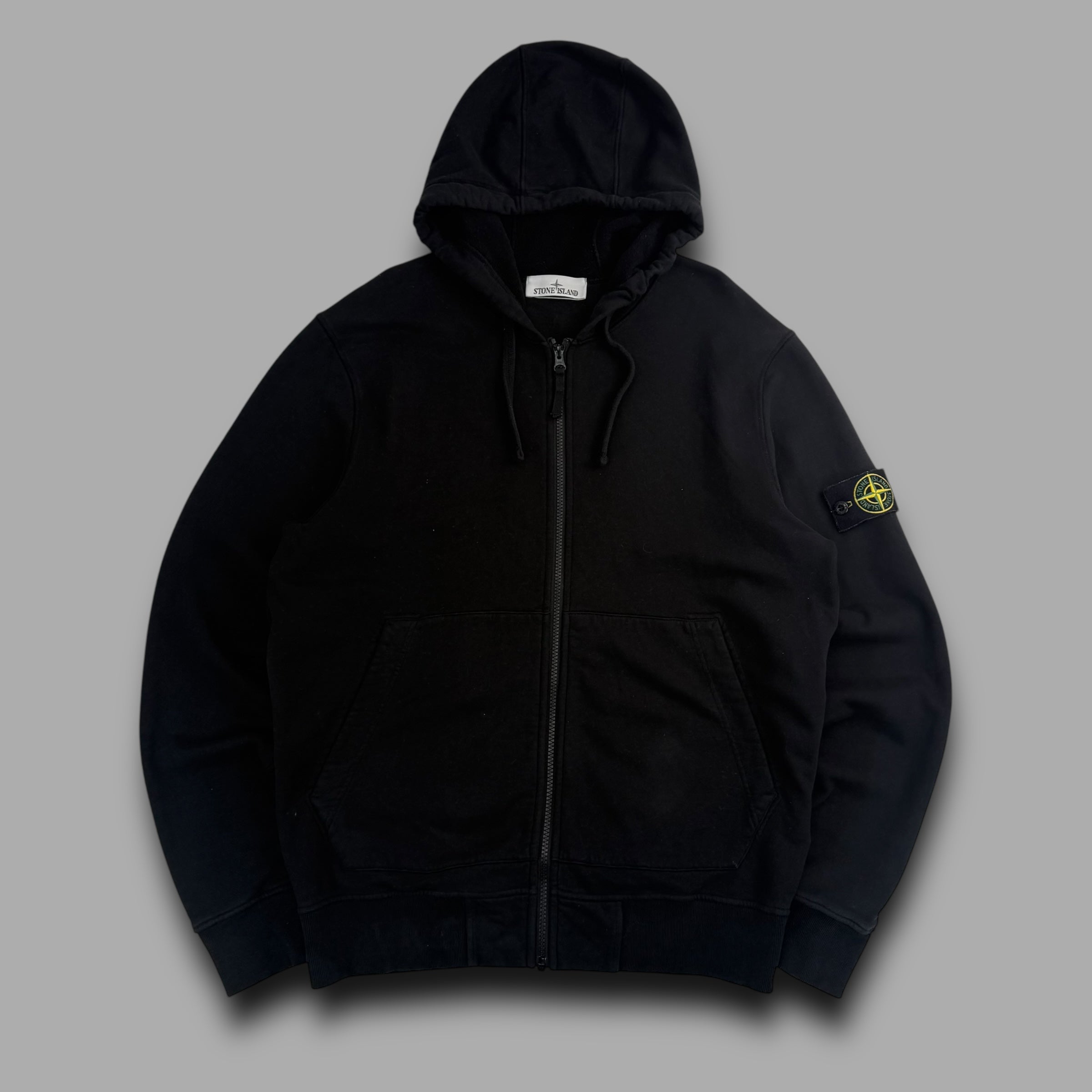 Stone island zip up hoodie (L)