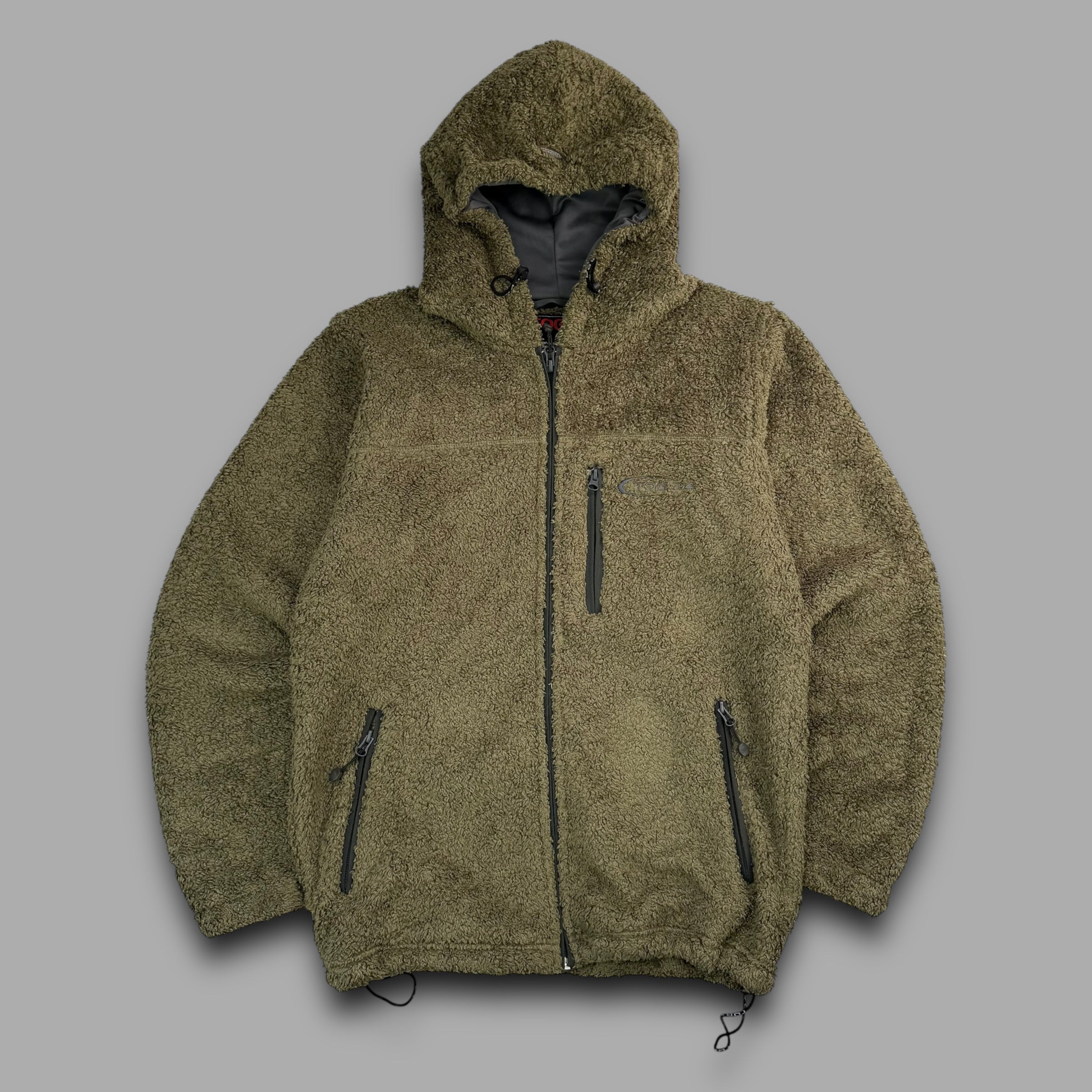 Tog24 1990's deep pile polartec 'gorilla' fleece jacket (M)