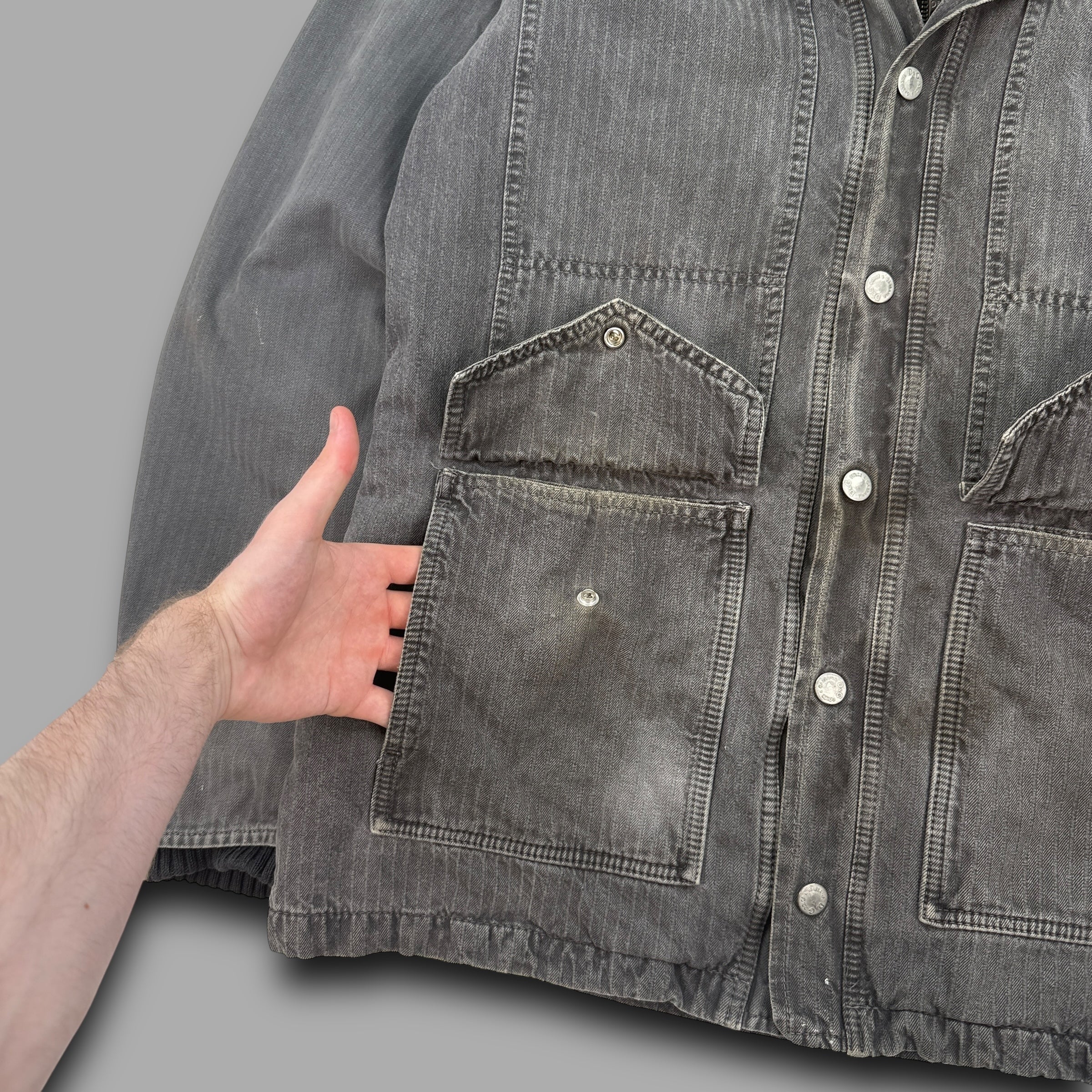 Dolce & Gabbana 2000's multi-pocket dual closure jacket (L)