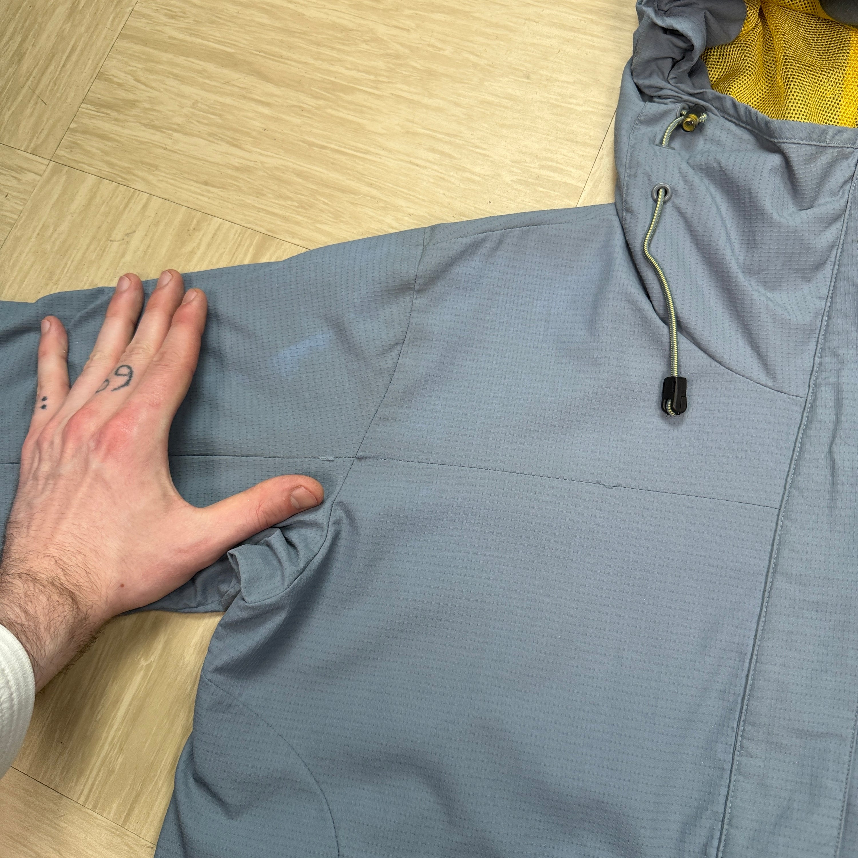 Adidas 2000's sample asymmetrical zip ninja jacket (S)