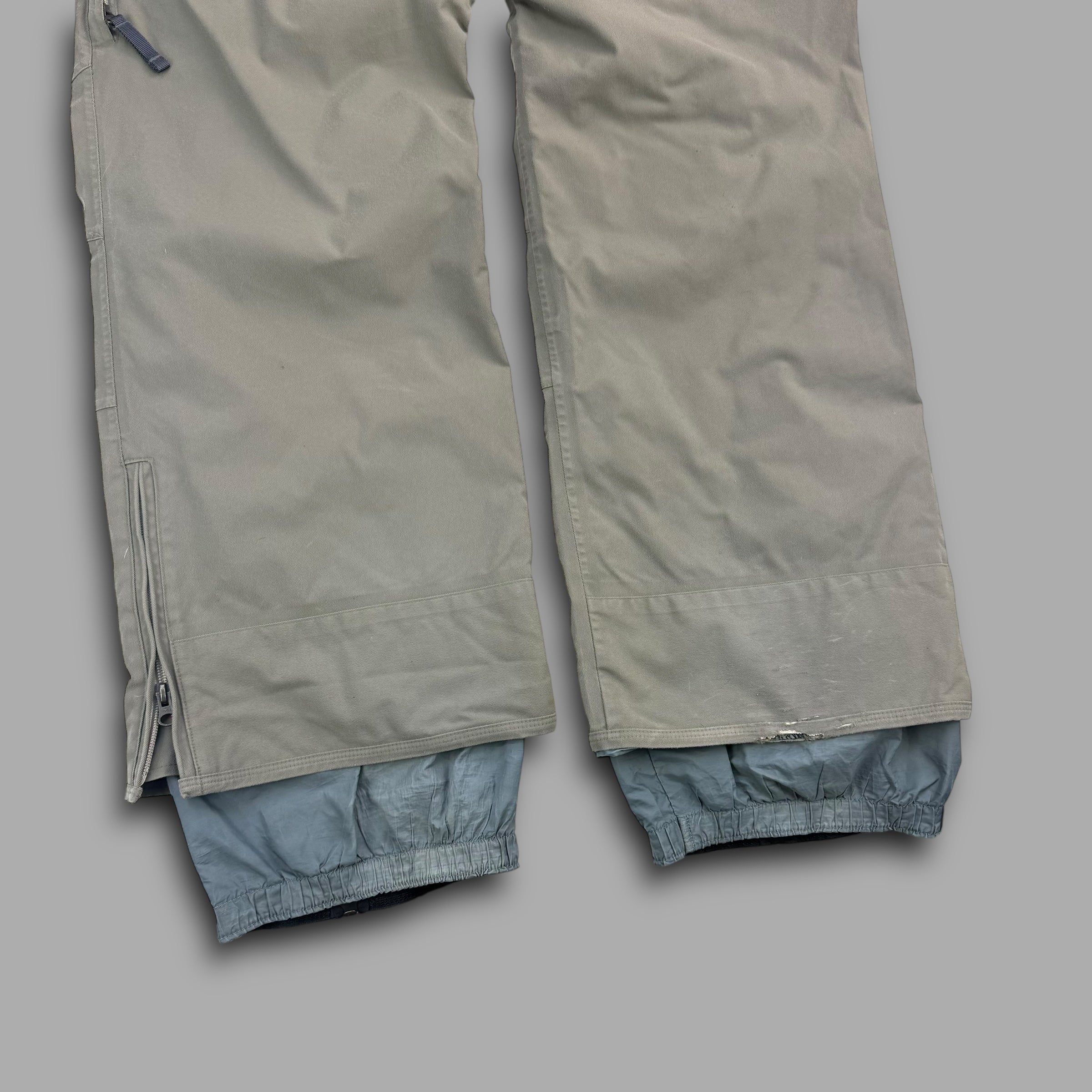 Burton tactical 2000's technical baggy wide leg ski sallopettes (L)