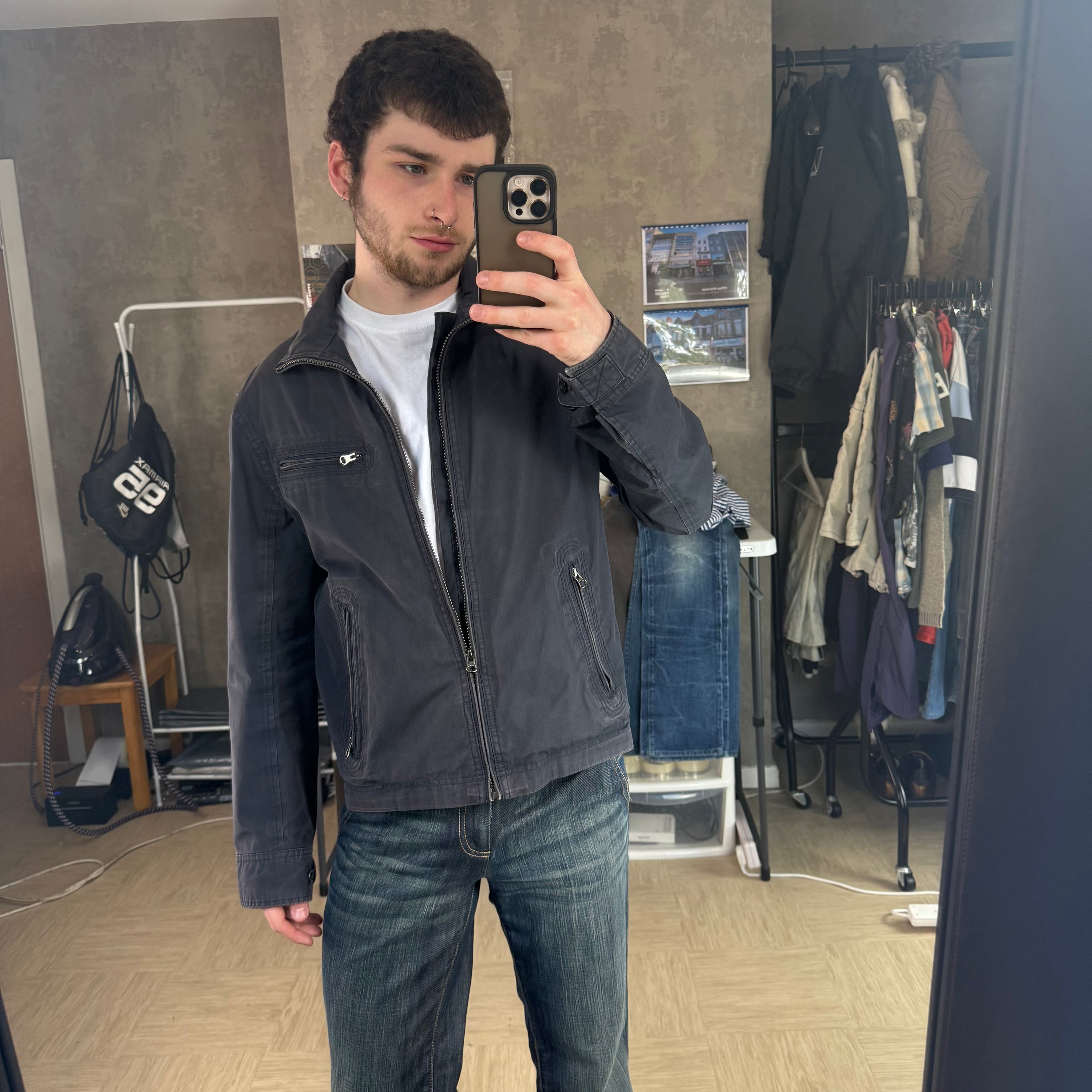 Timberland 2014 technical multi-pocket high neck coach jacket (S)