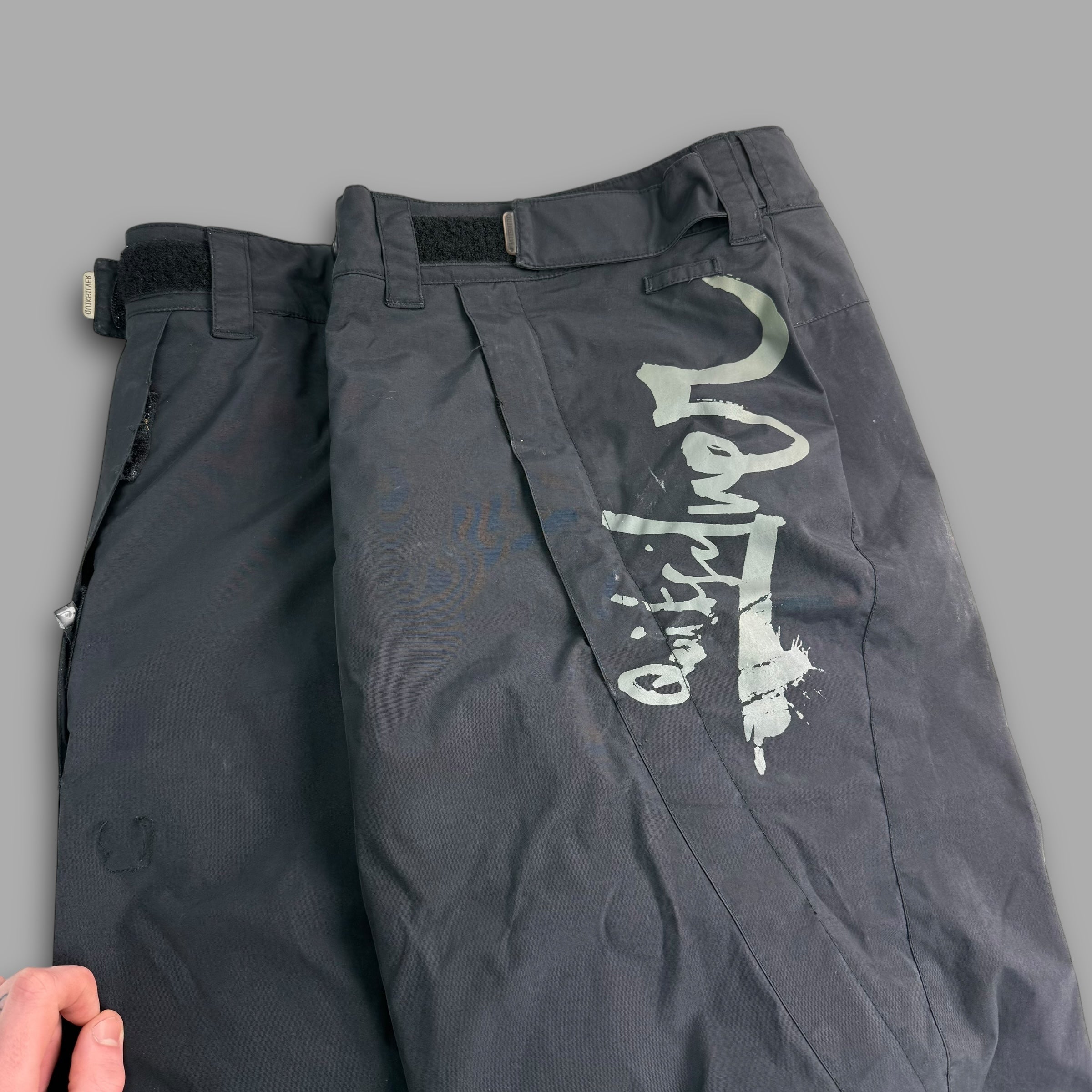 Quiksilver x-series 2000's technical baggy ski sallopettes (M)