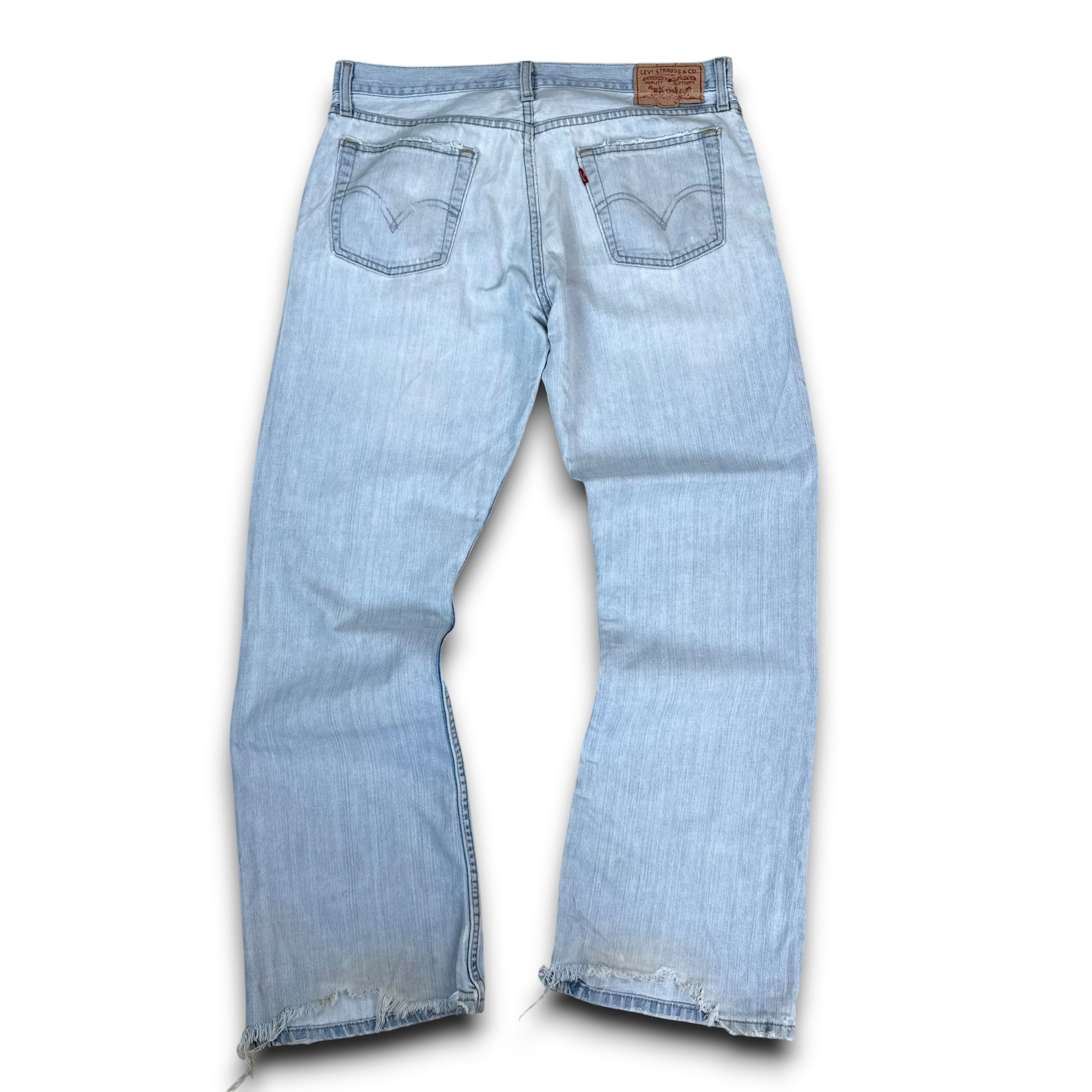 Levi's 527 2000's faded low bootcut denim jeans (M)