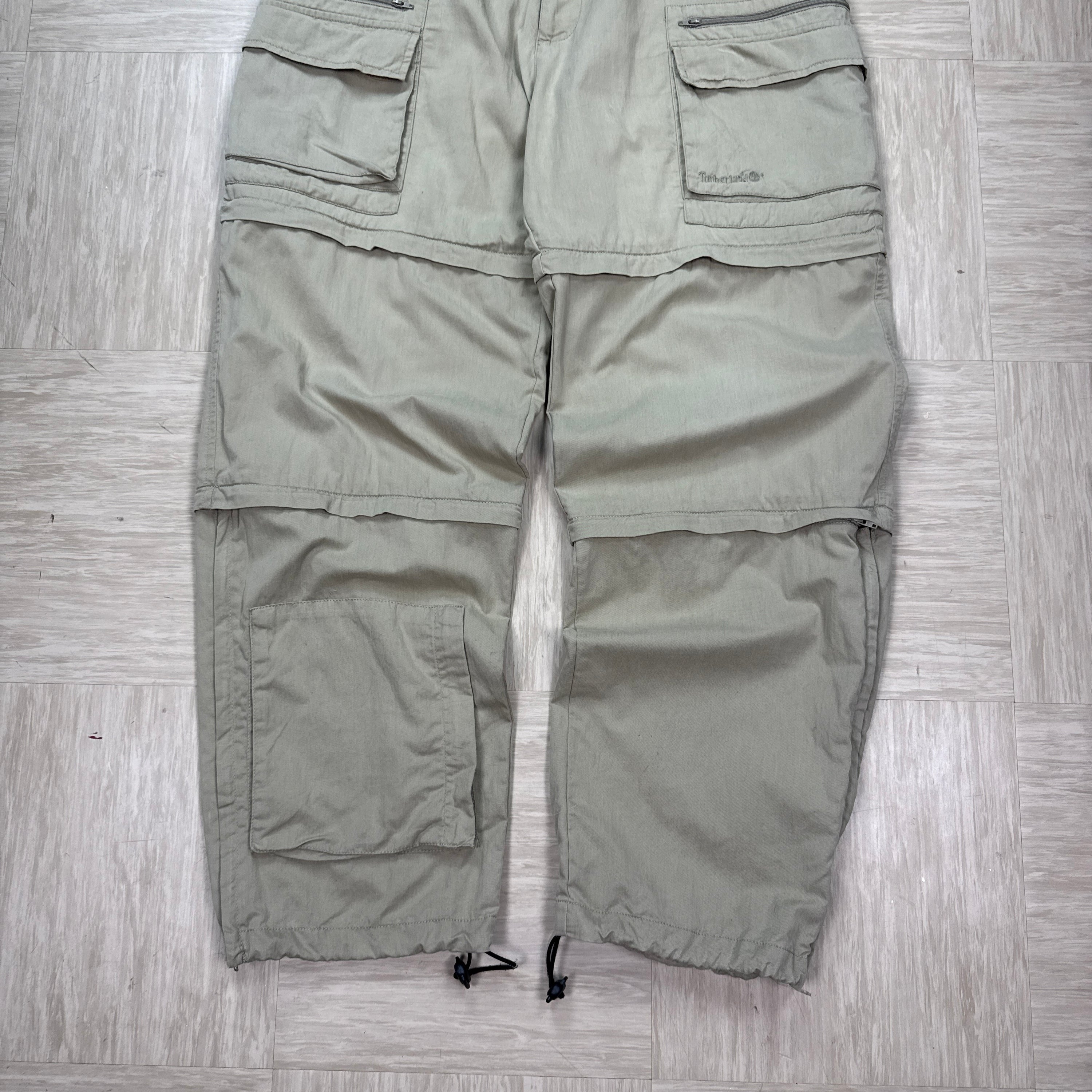 Timberland 2002 technical convertible 3in1 parachute cargo bottoms (L)