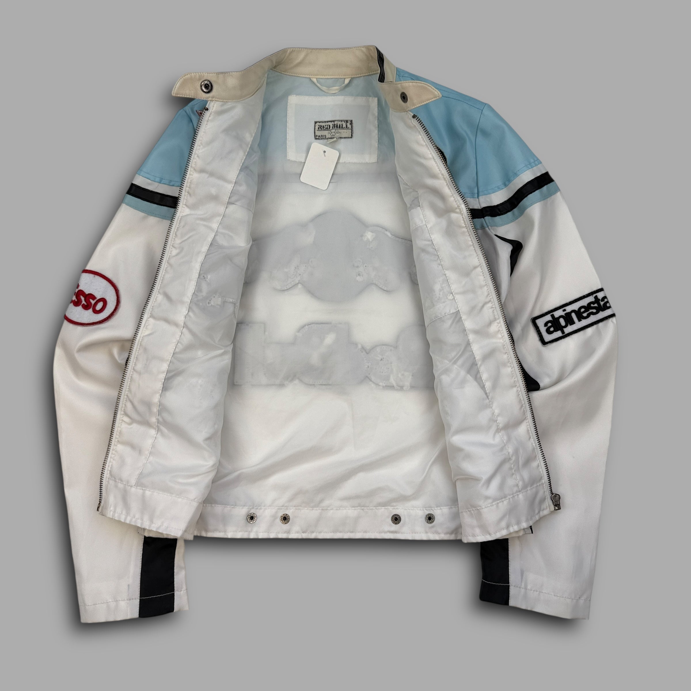 Redbull 2000's lightweight zip-up biker jacket (S)