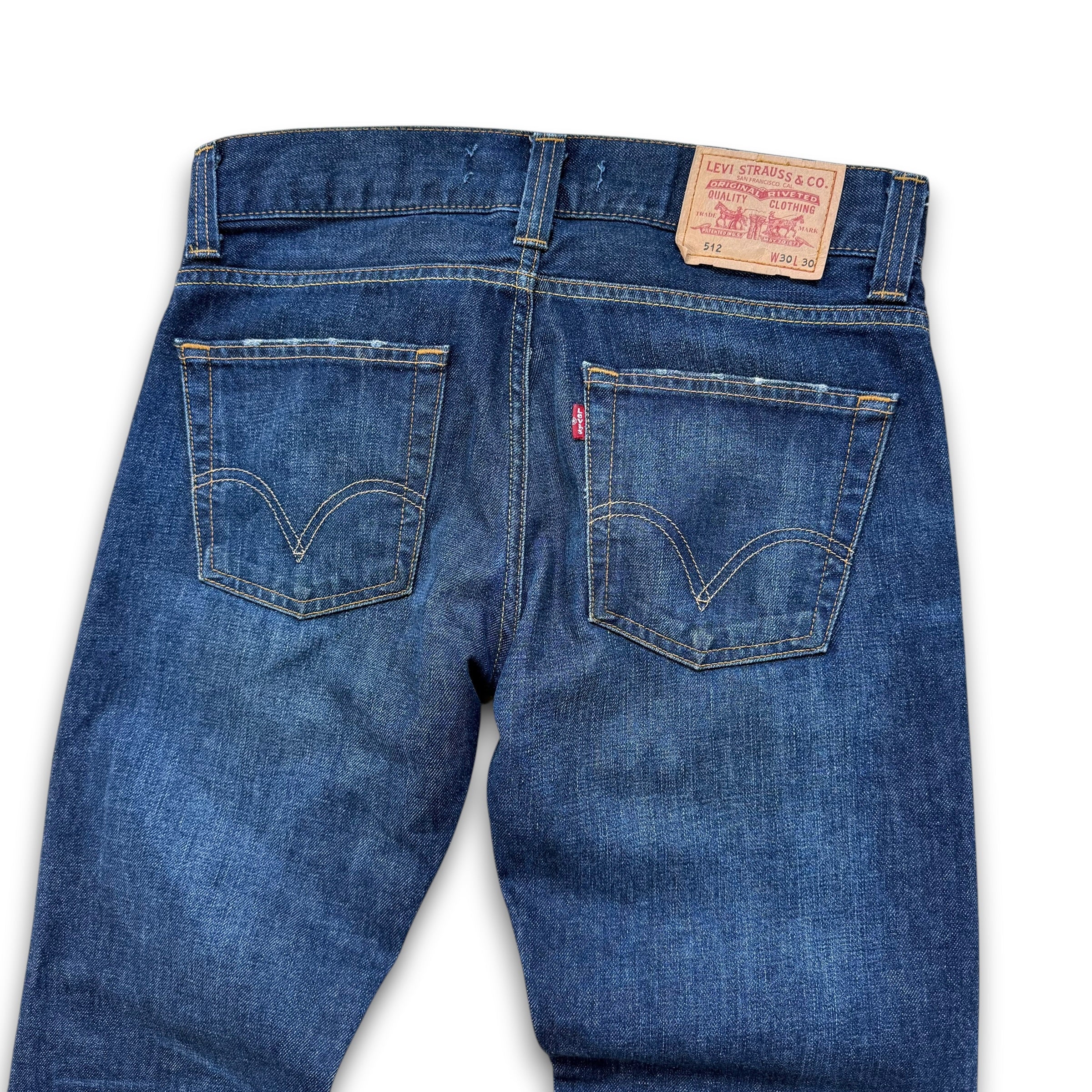 Levi's 512 2000's dark denim bootcut jeans (S)