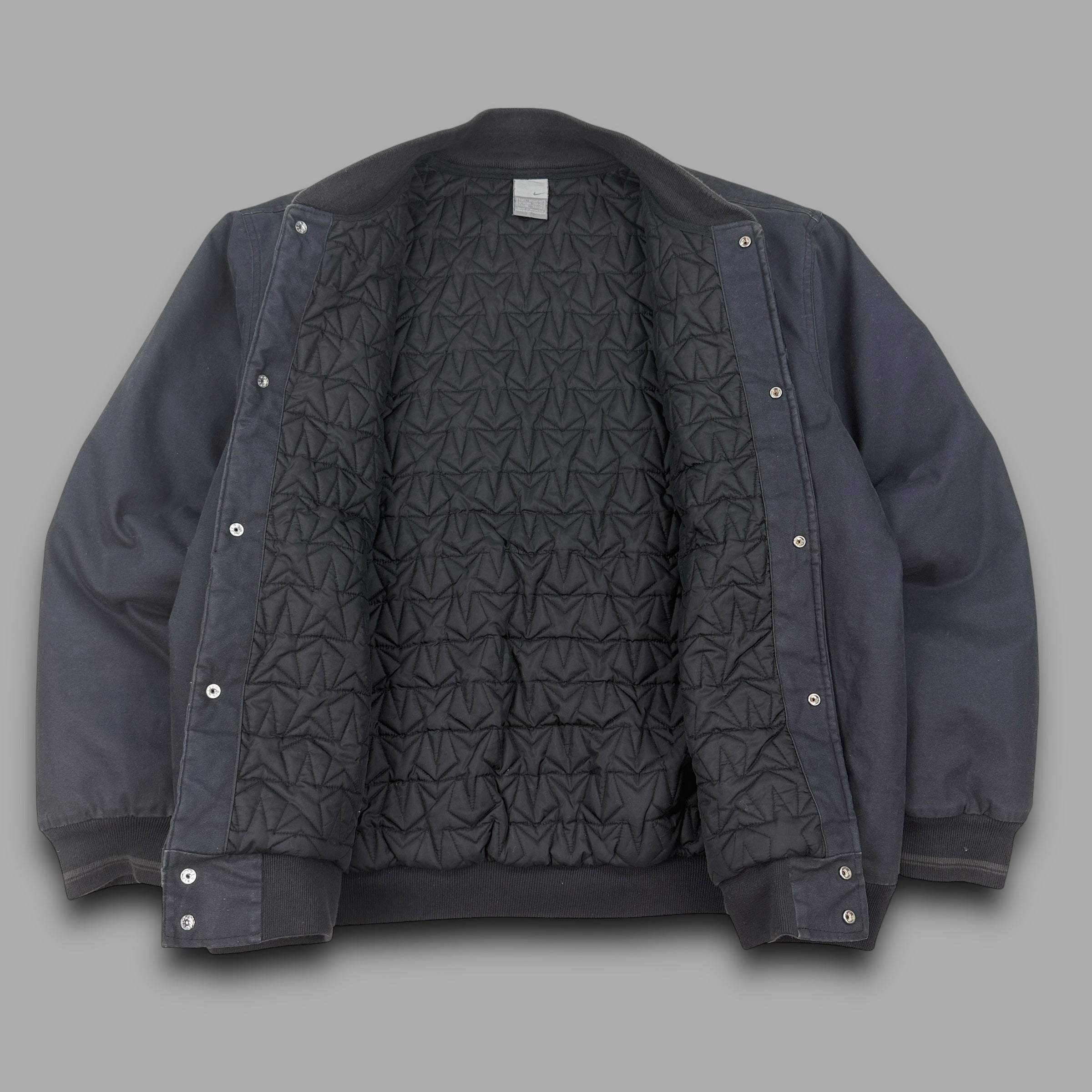 Nike airmax 2000's technical button-up bomber jacket (L)