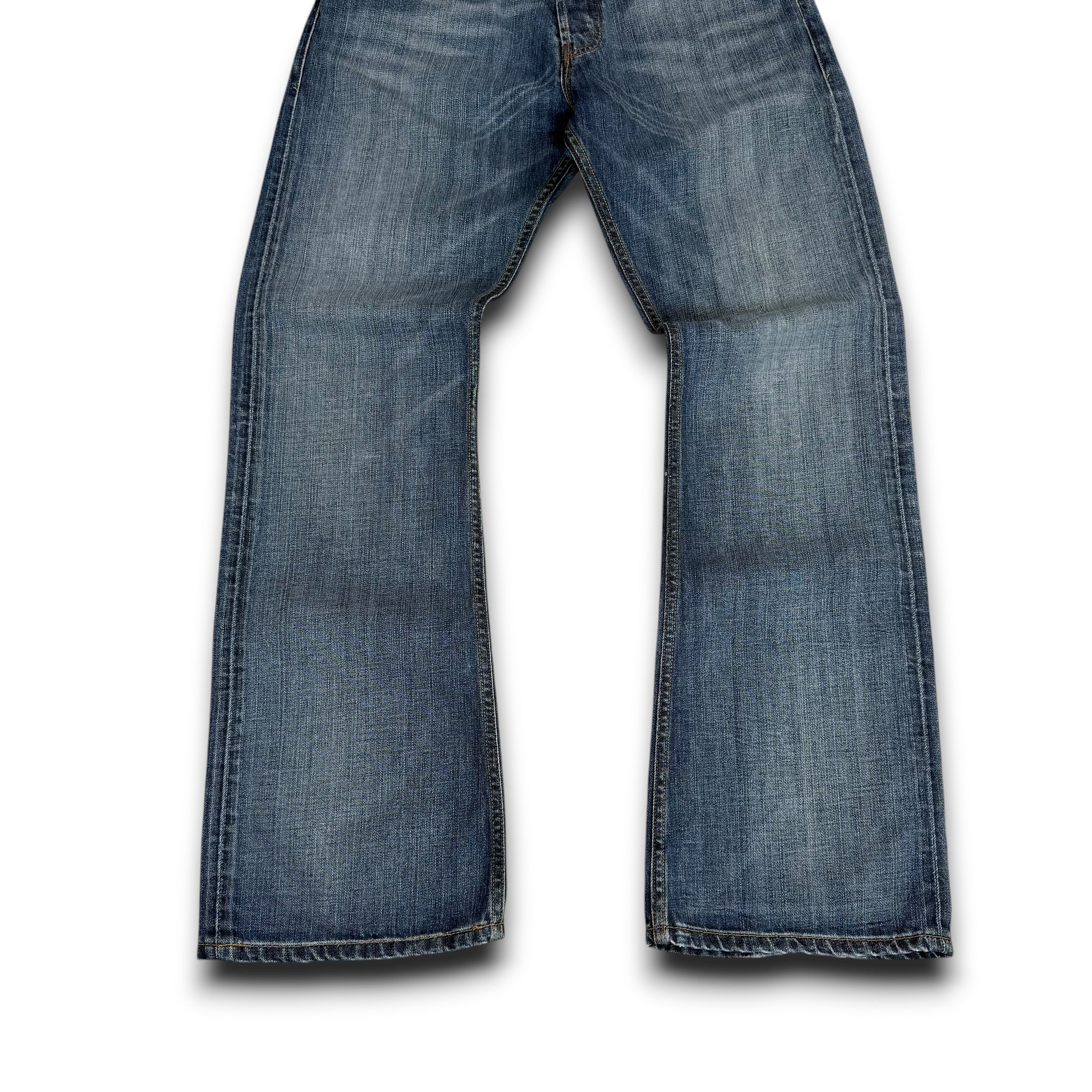 Levi's 512 2000's relaxed fit worn denim bootcut jeans (M-L)