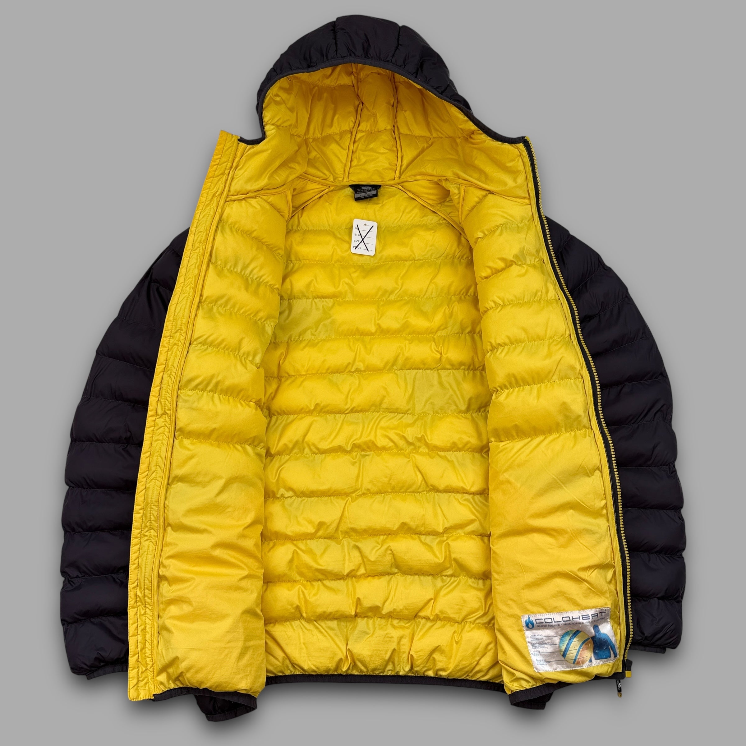 Trespass 2000's downfilled zip-up puffer jacket (S)