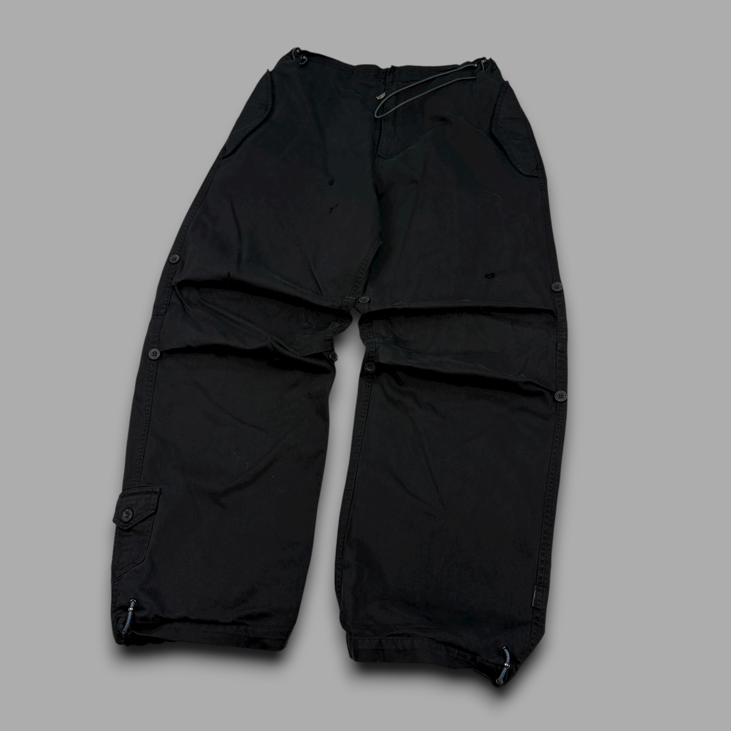 Maharishi 2000's baggy wide leg flight bottoms (S)