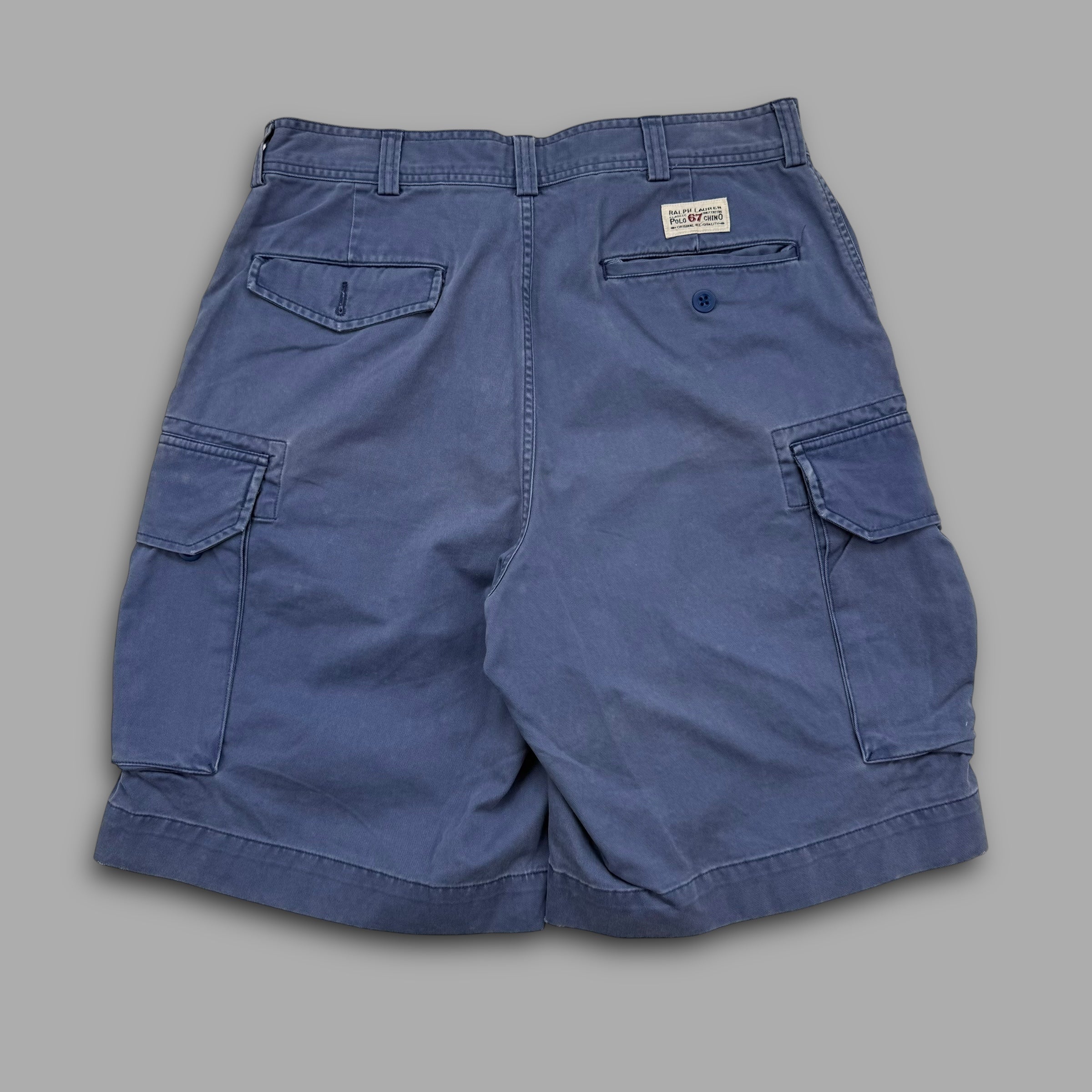Ralph lauren 2000's baggy cargo shorts (M)