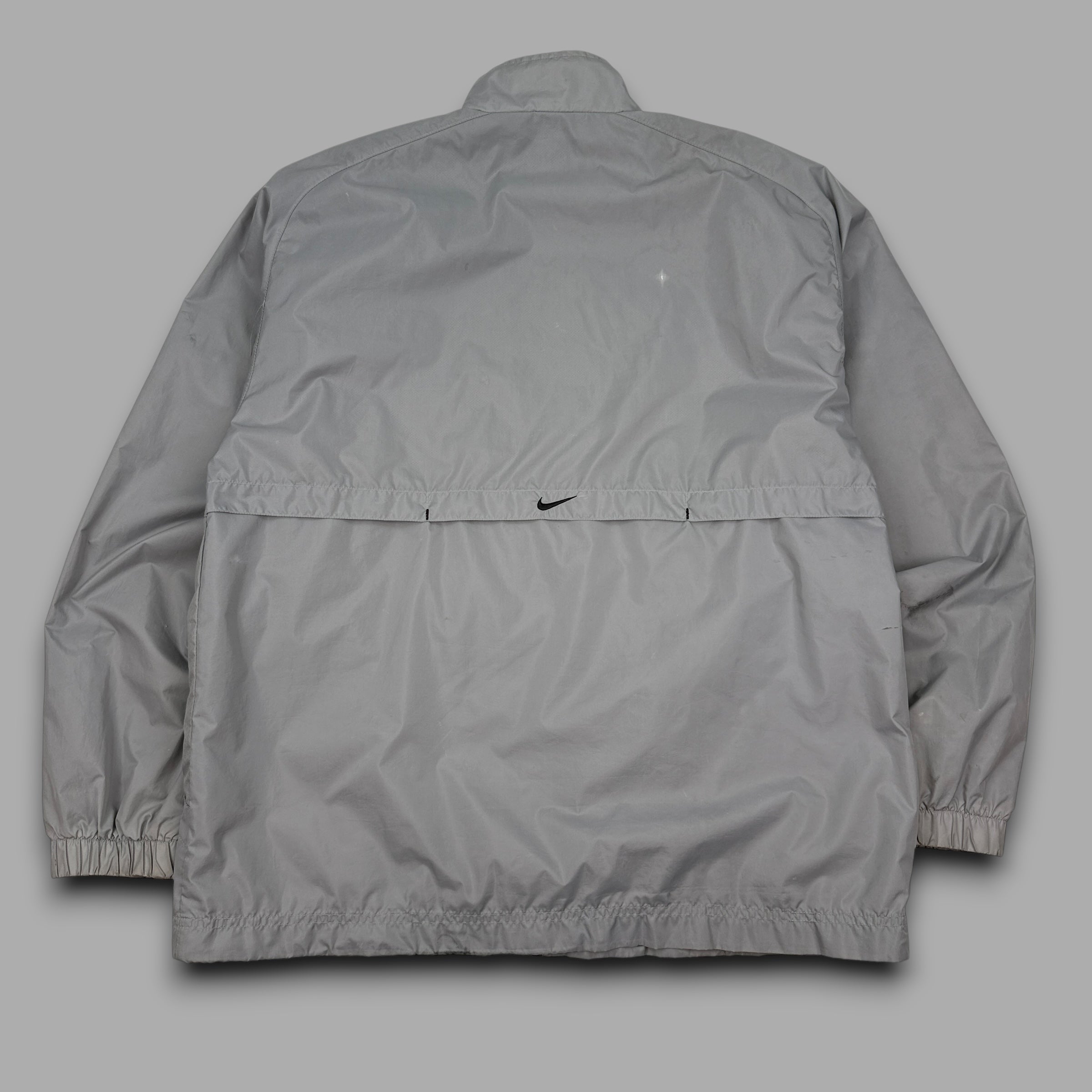 Nike 2000's technical panelled multi-pocket track jacket (M)