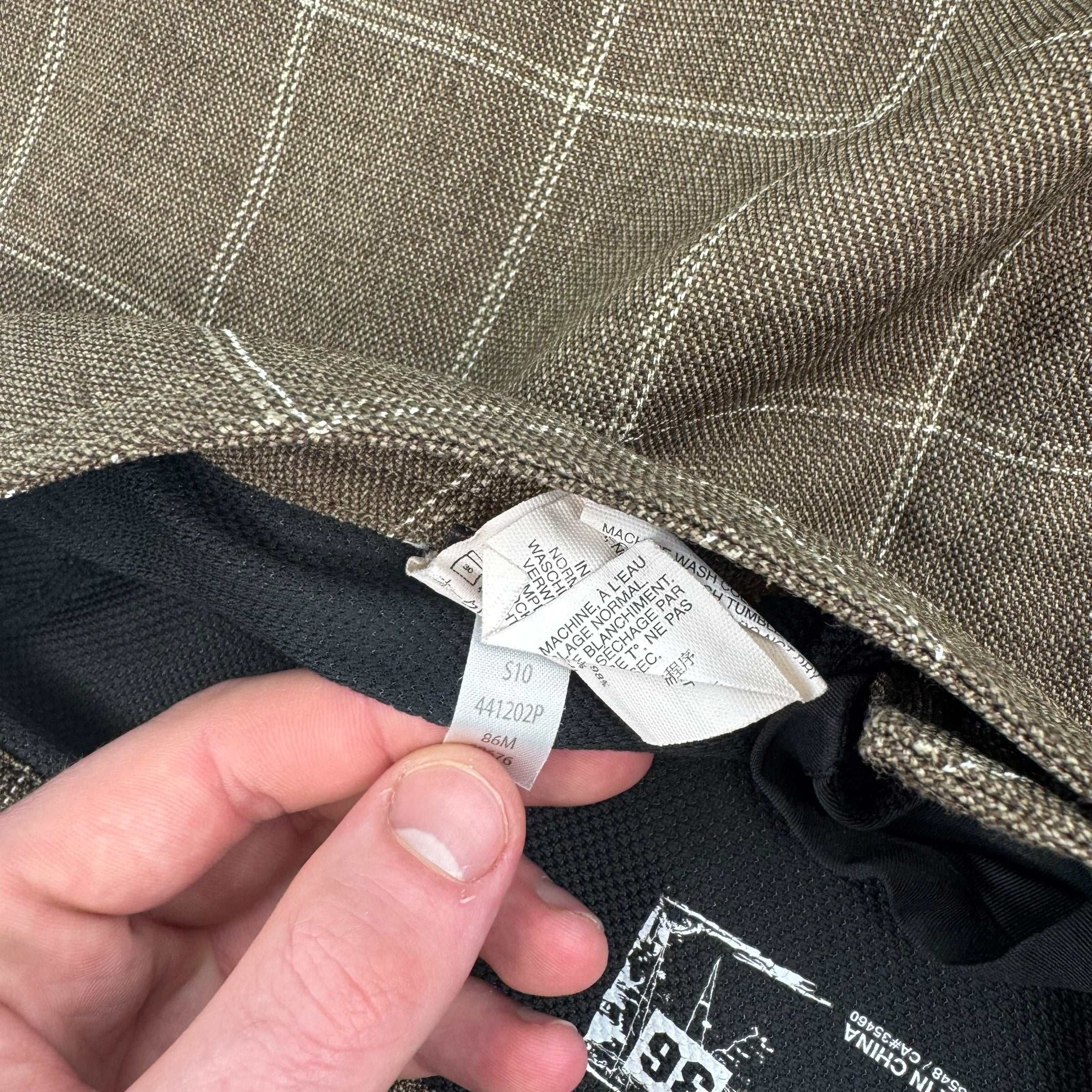 Oakley 2010 technical plaid mountain biking shorts (L)