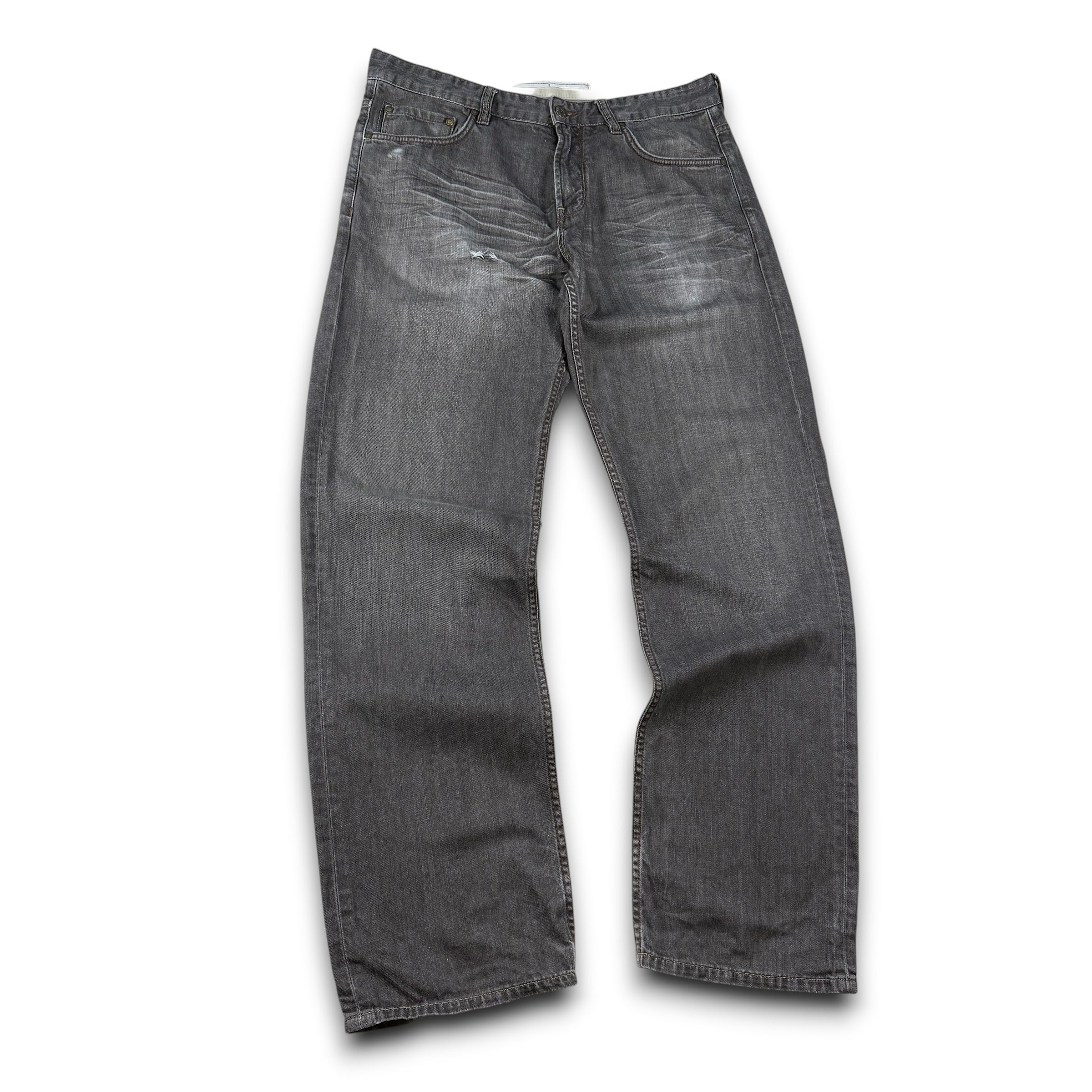 Timberland 2000's distressed bootcut denim jeans (L)
