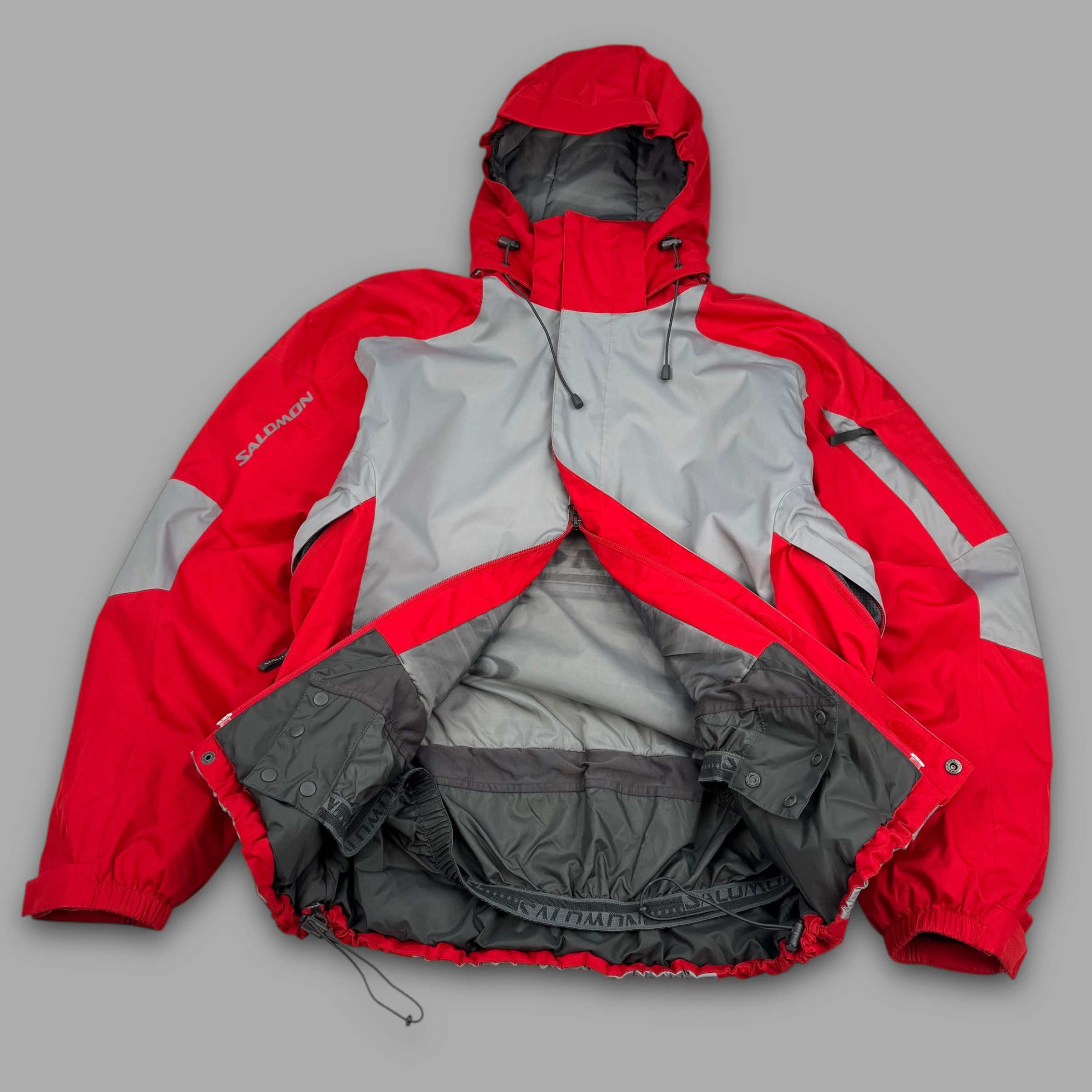 Salomon 2004 technicial panelled vented softshell clima pro ski jacket (L)
