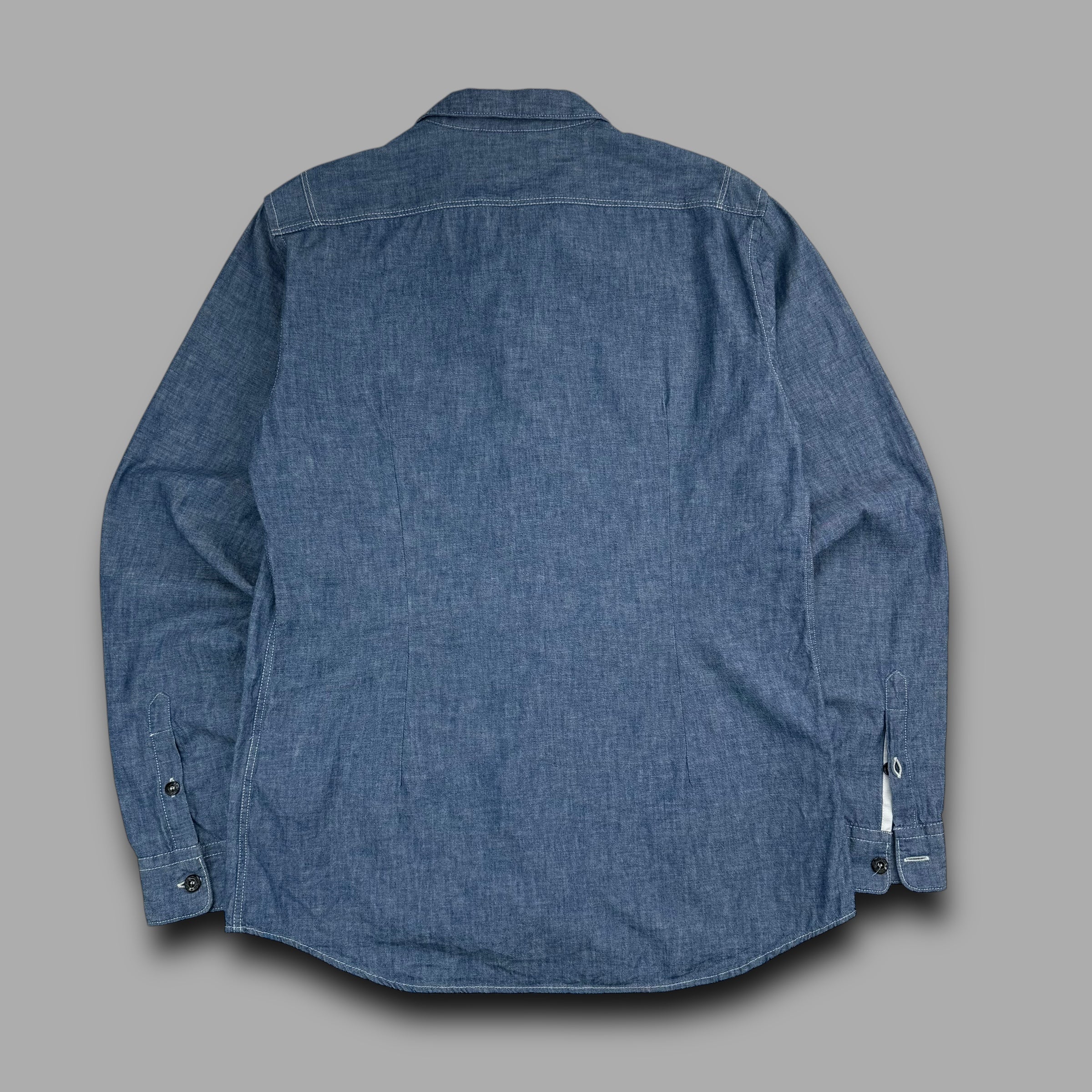 Stone island denim overshirt (L)