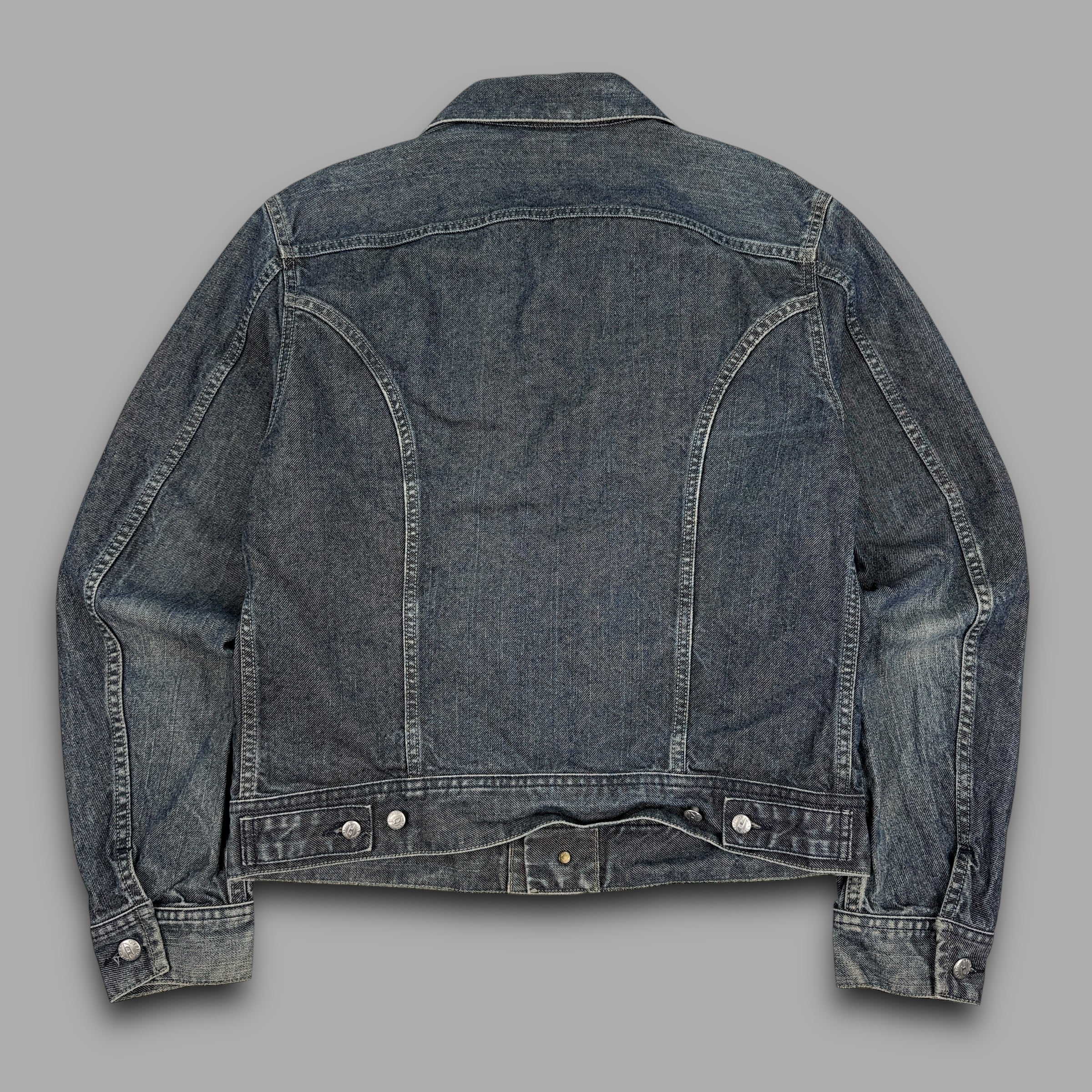 Diesel 2000's button up cropped denim jacket (M)