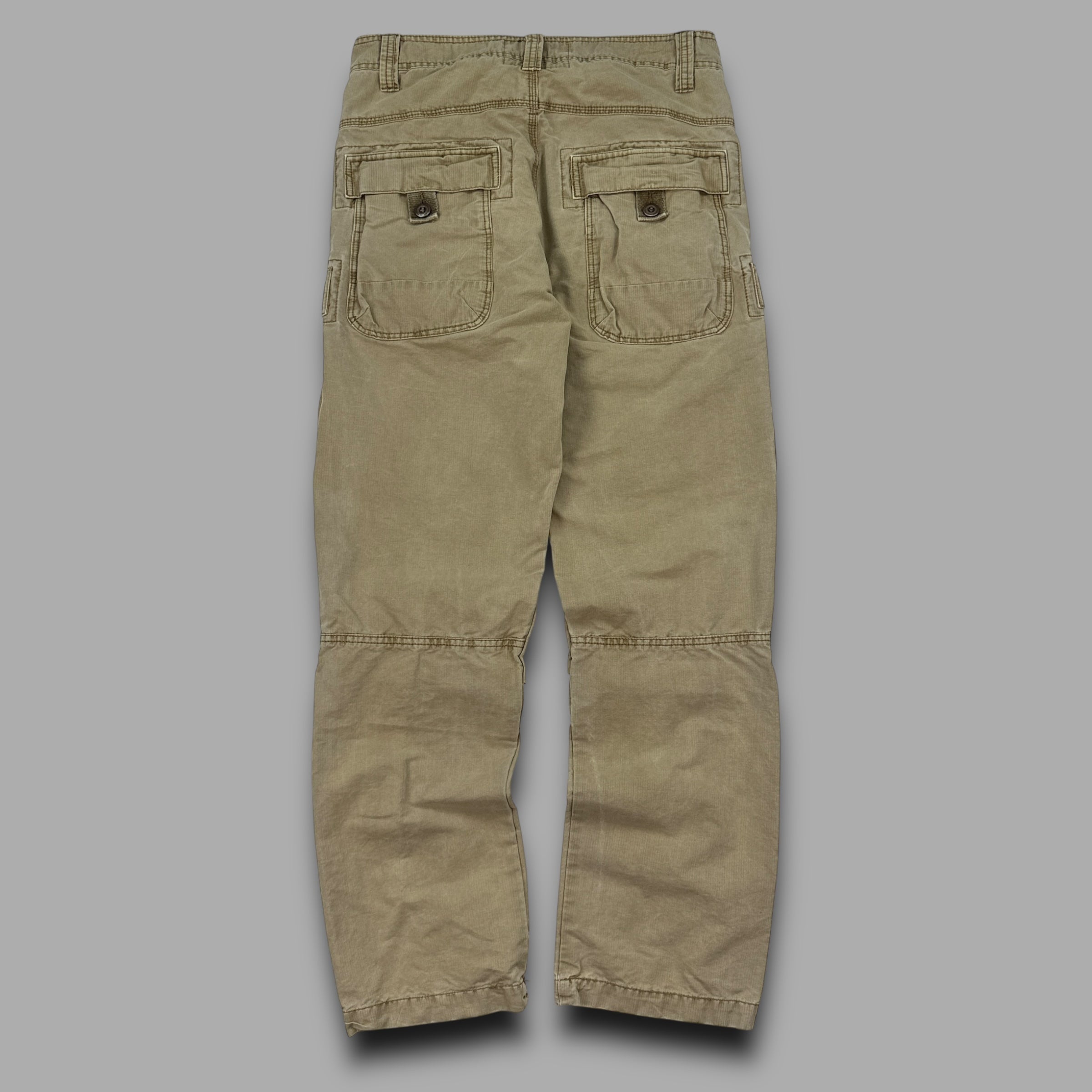 Lee 2000's contrast stitch straight leg cargo trousers (S)