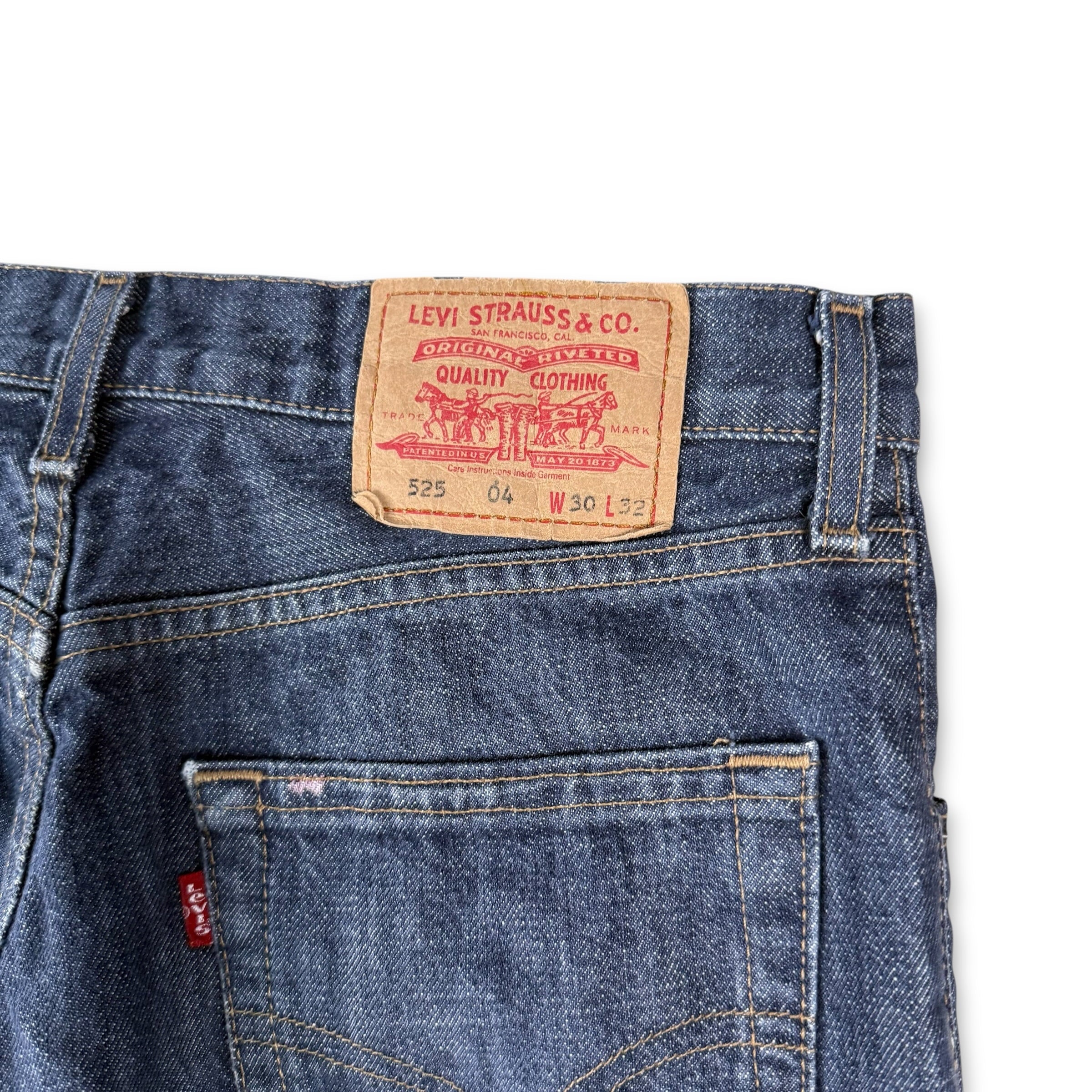Levi's 525 2000's fitted denim flare jeans (S)
