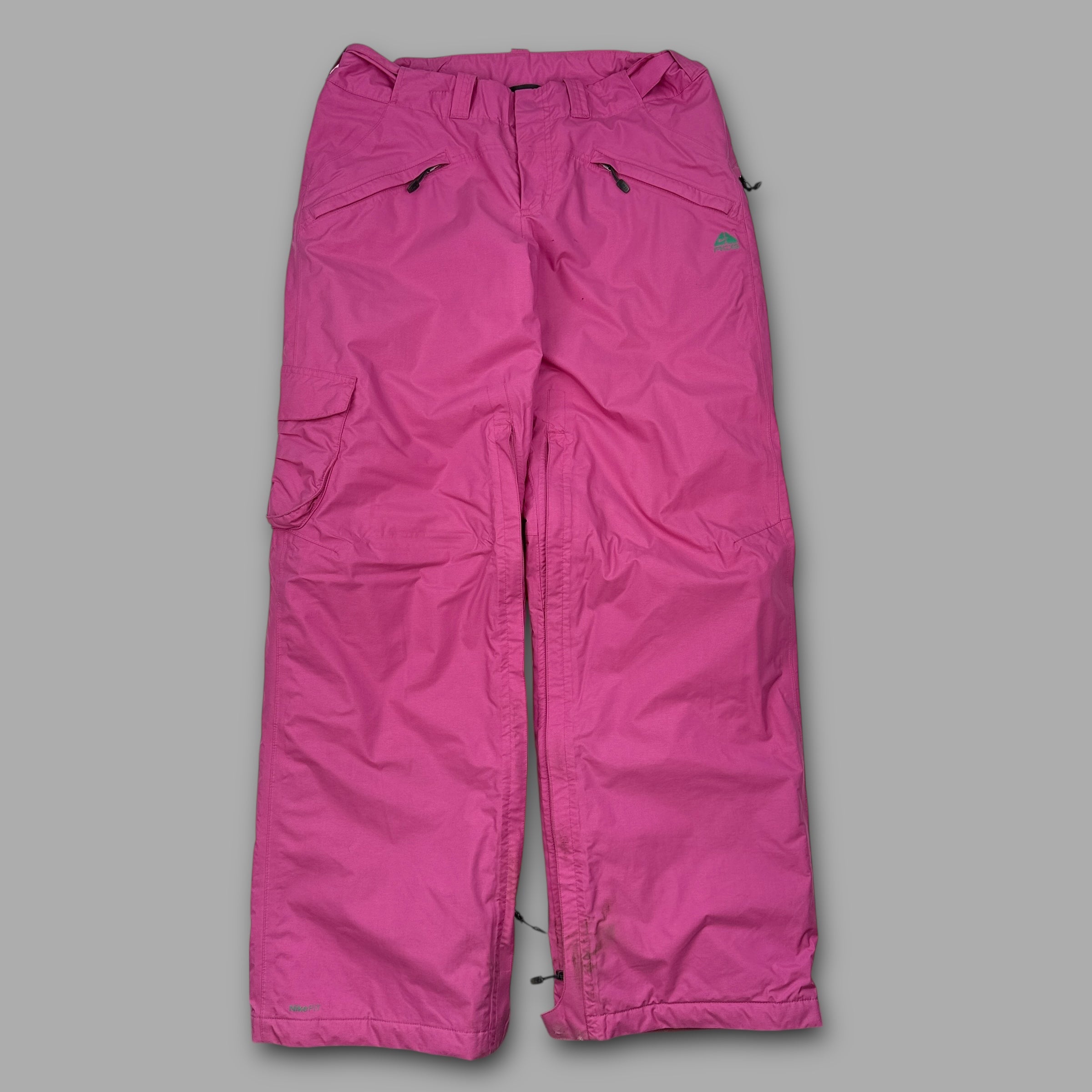 Nike ACG 2000's technical vented baggy ski sallopettes (M) wms