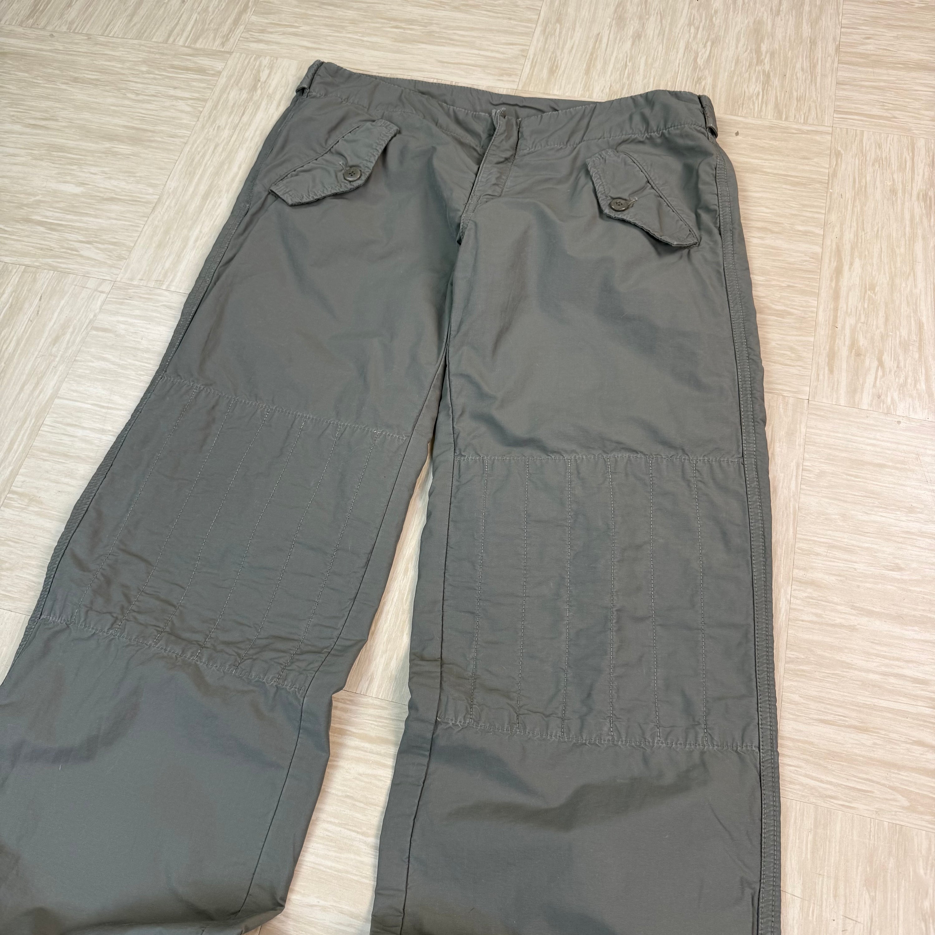 Diesel 2000's technical nylon baggy bottoms (S)