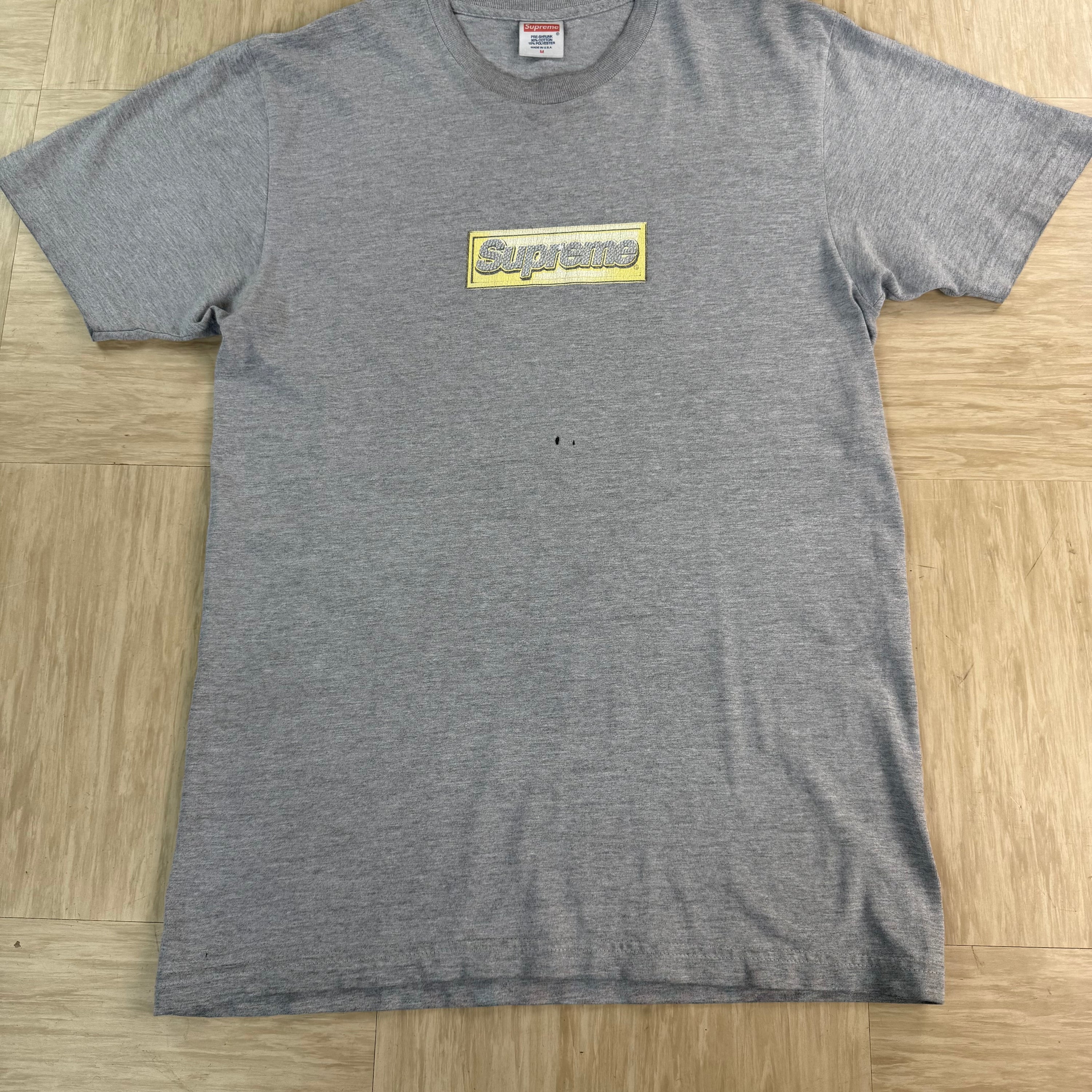 Supreme 2013 graphic bling box logo spellout tee (M)