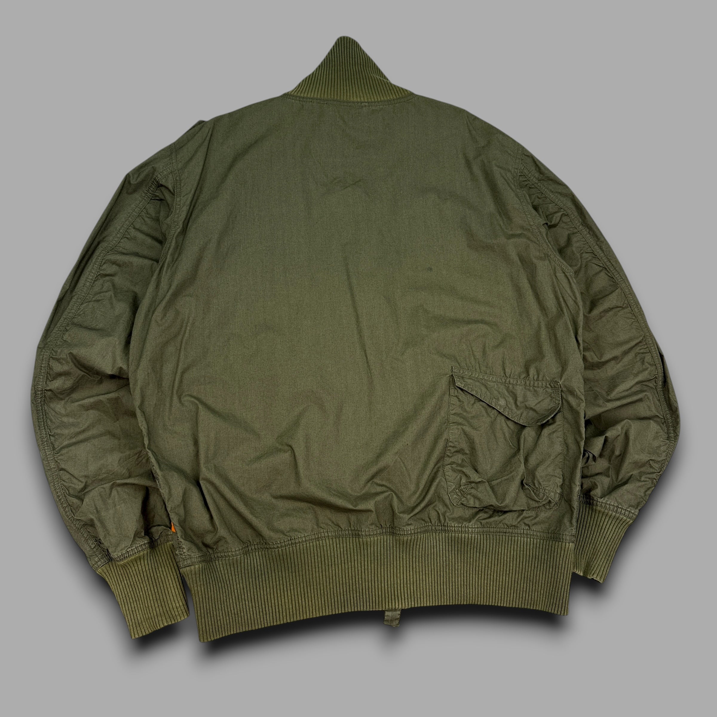 Maharishi 2000's technical lightweight dual pocket G8 wep military flight bomber jacket (M)