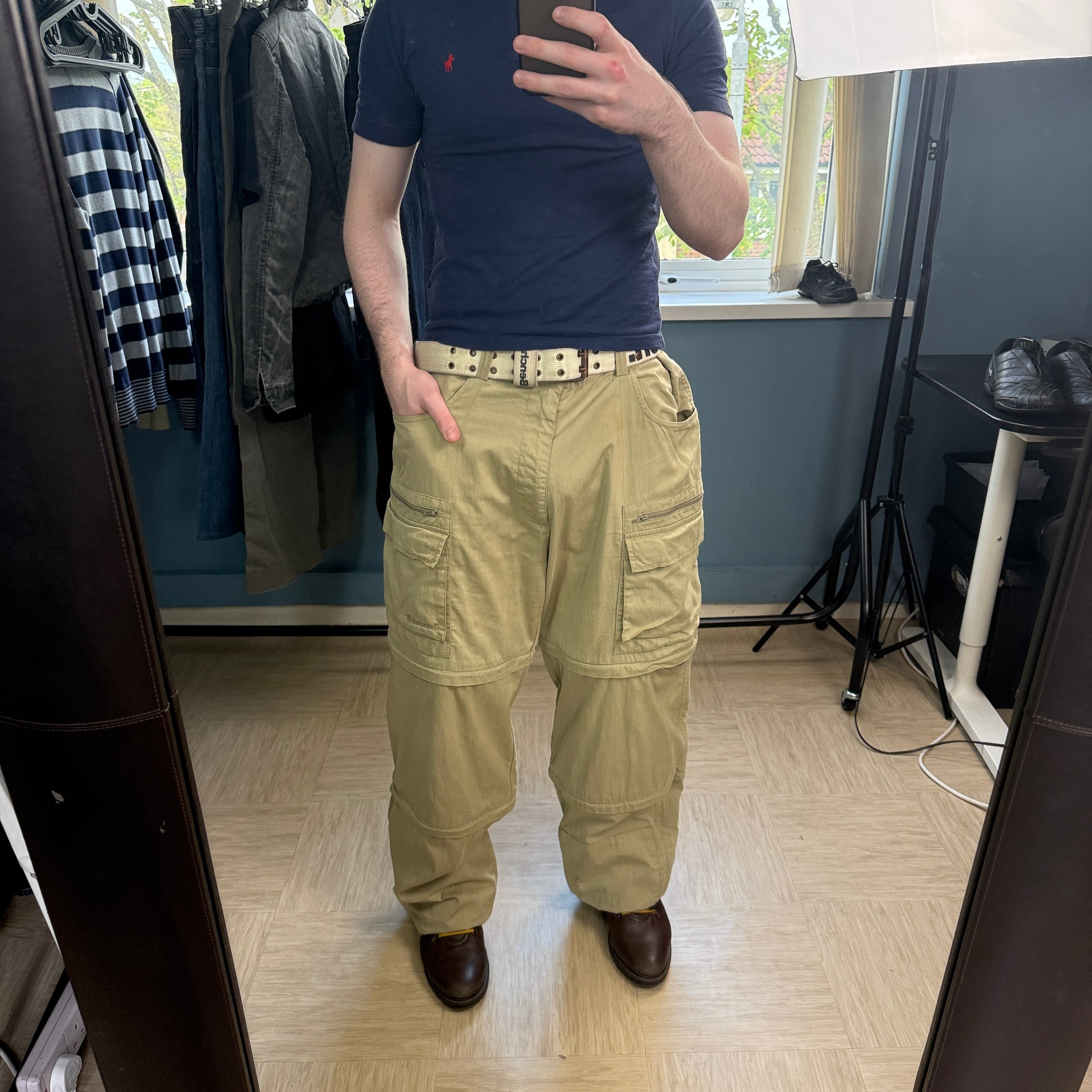 Timberland 2002 technical convertible 3in1 parachute cargo bottoms (L)