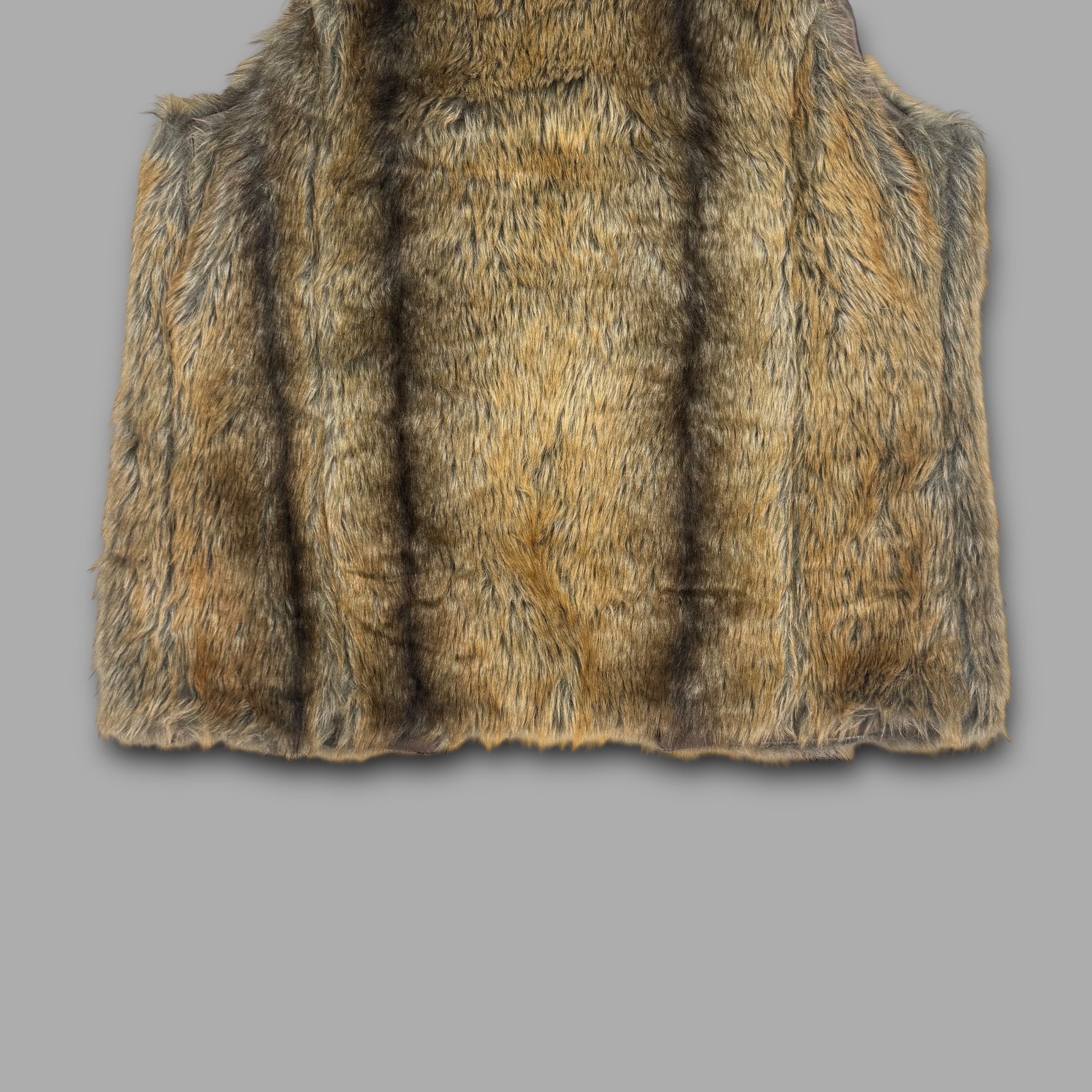Faux fur 2000's pullover gilet (L) wms