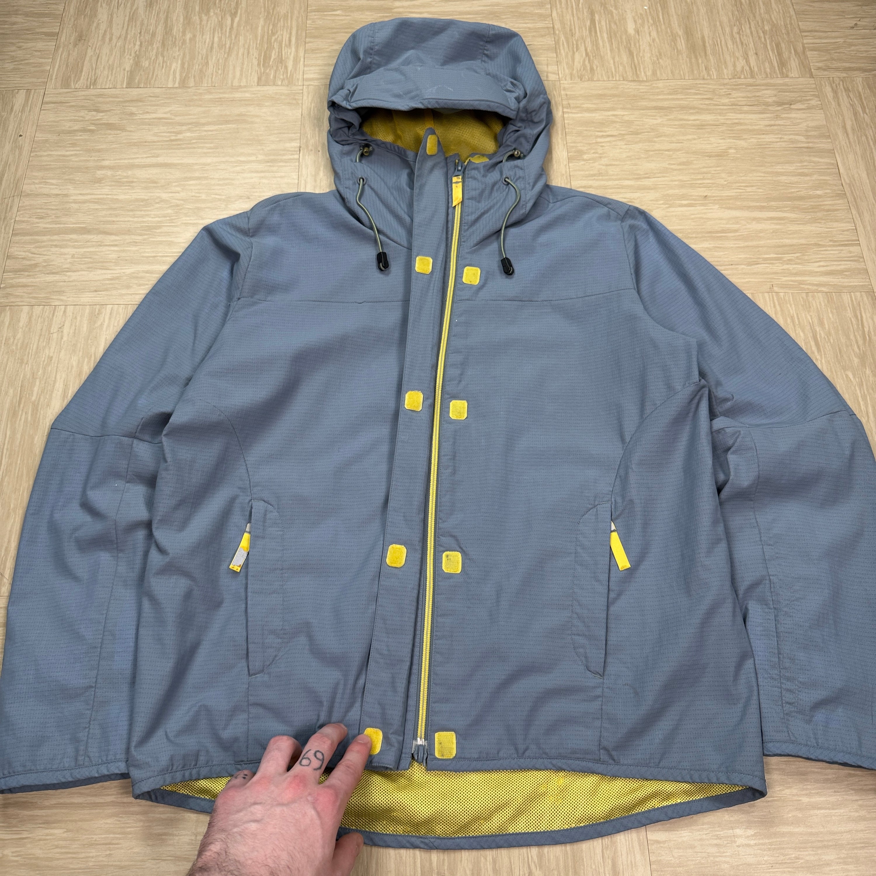 Adidas 2000's sample asymmetrical zip ninja jacket (S)