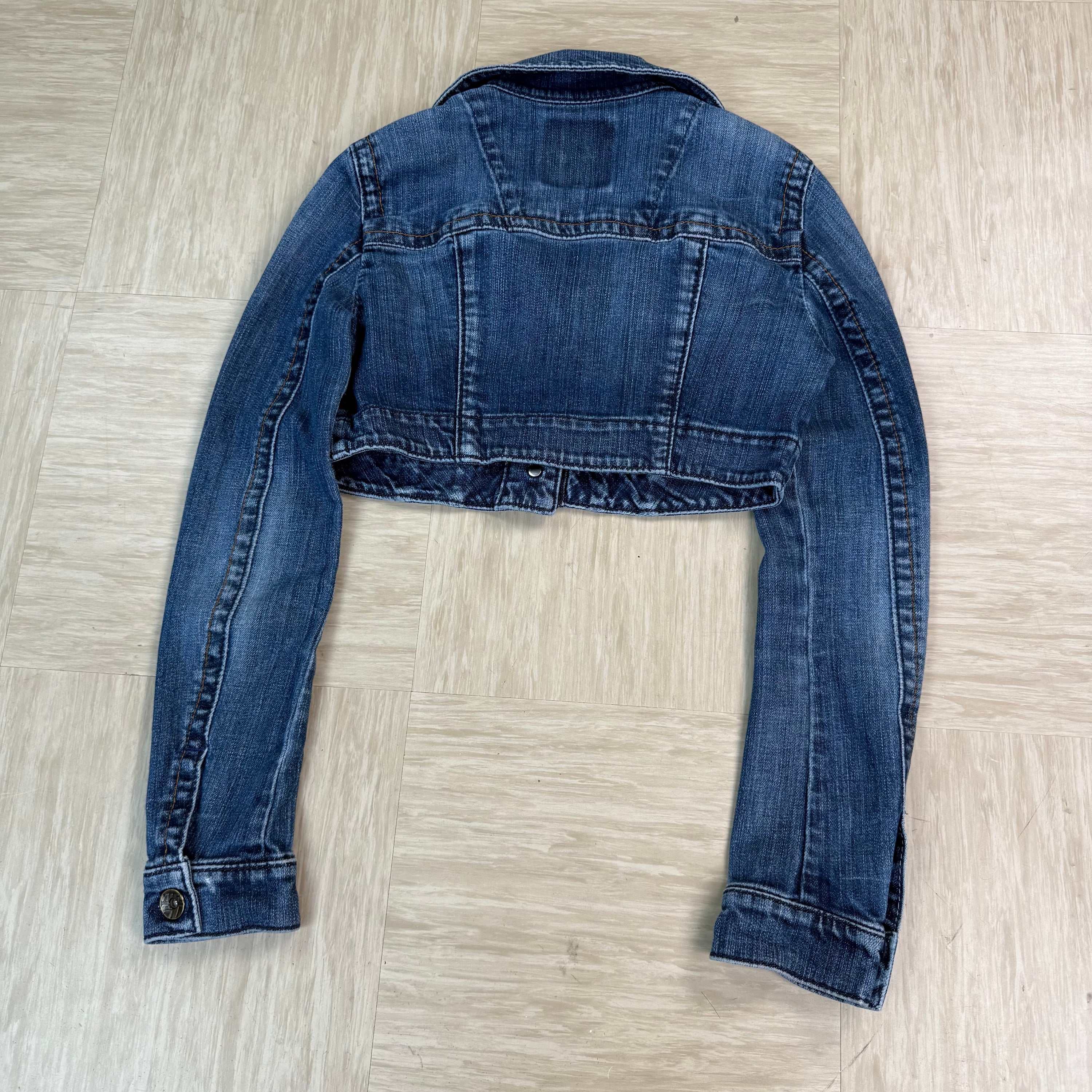 Miss sixty 2000's cropped denim jacket (XS) wms