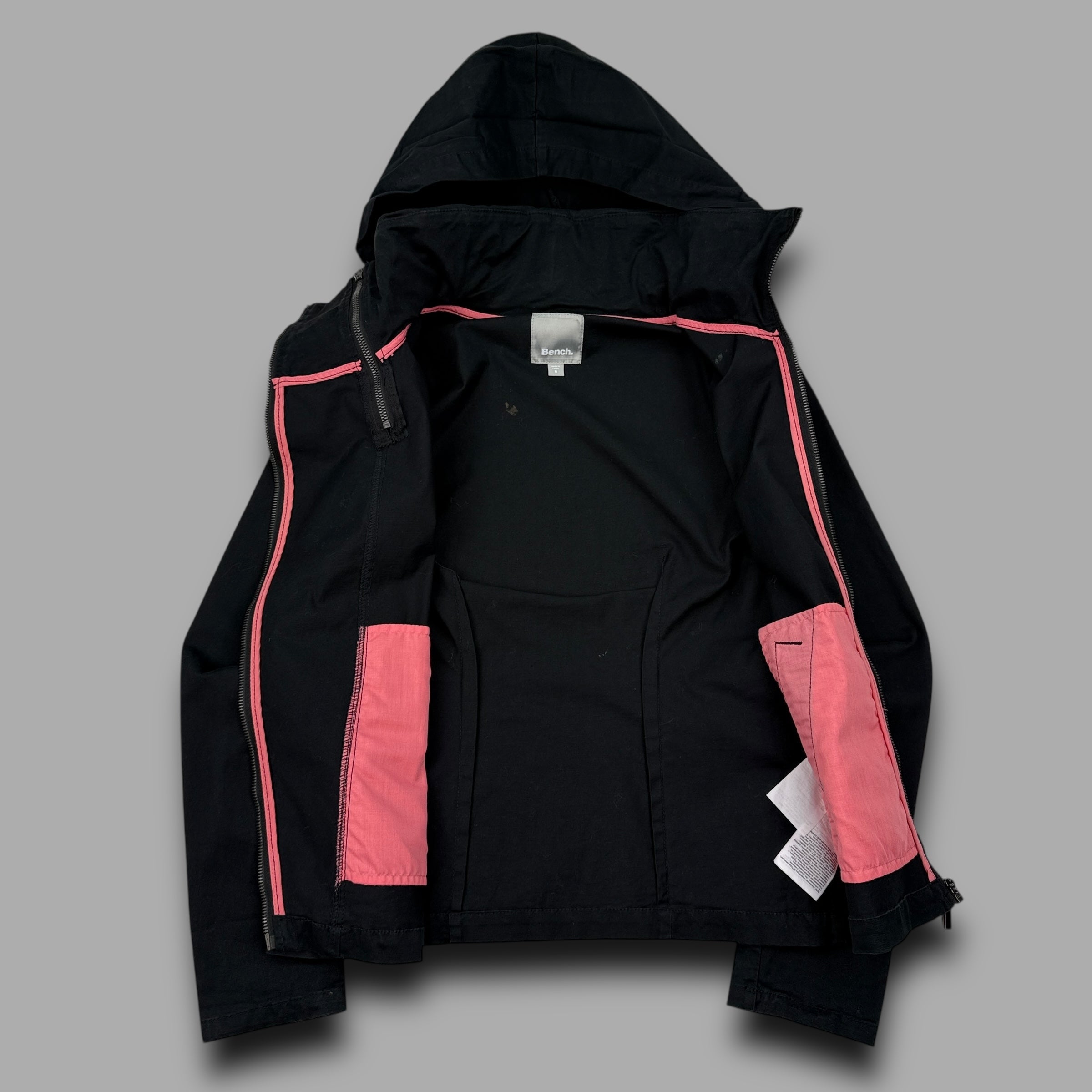 Bench 2000's technical dual zip canvas jacket (S)