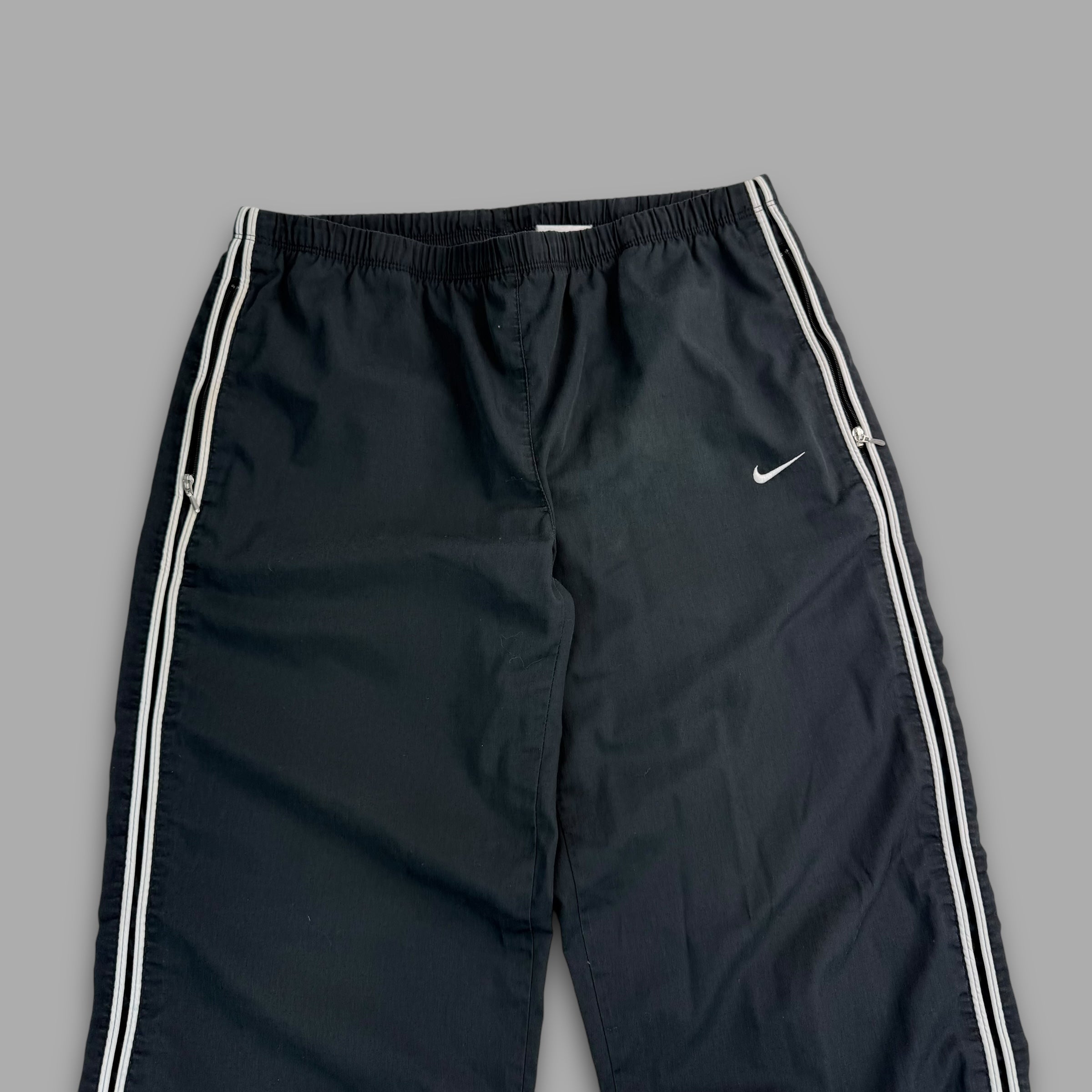 Nike 2000's straight leg pinstripe track bottoms (M) wms