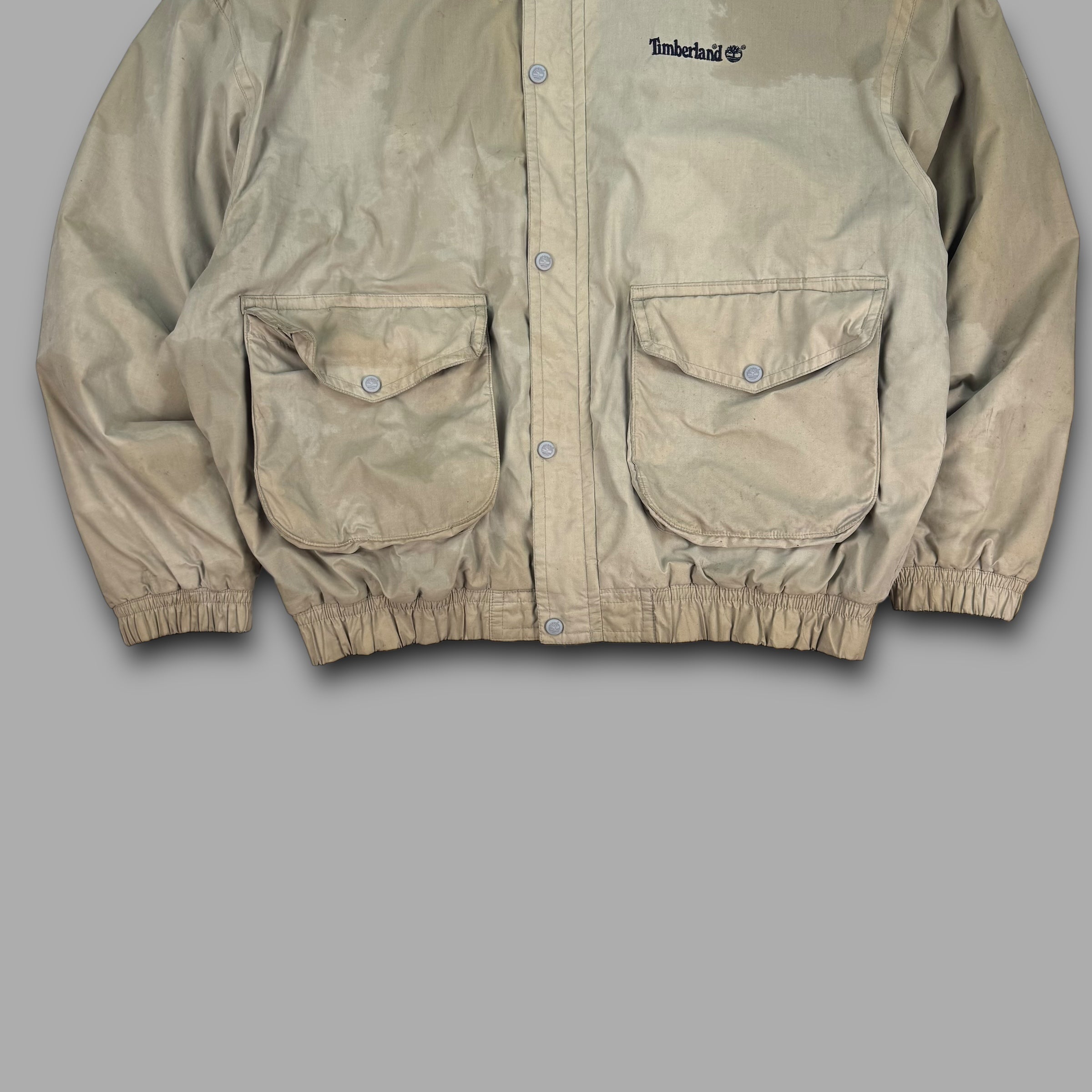 Timberland 1997 technical dual pocket softshell fleece jacket (L)